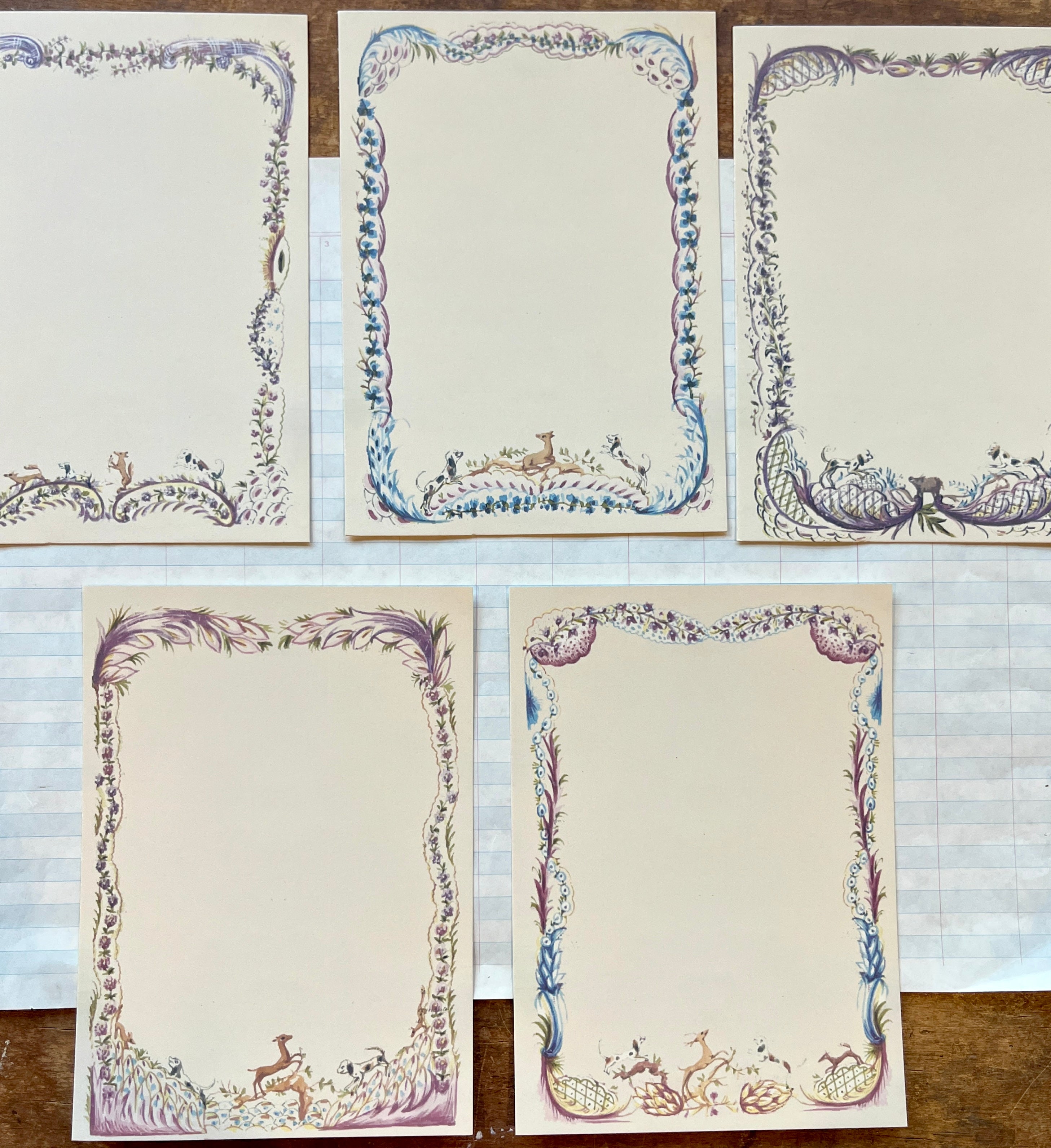 French Menu Stationery Set III - PARCEL