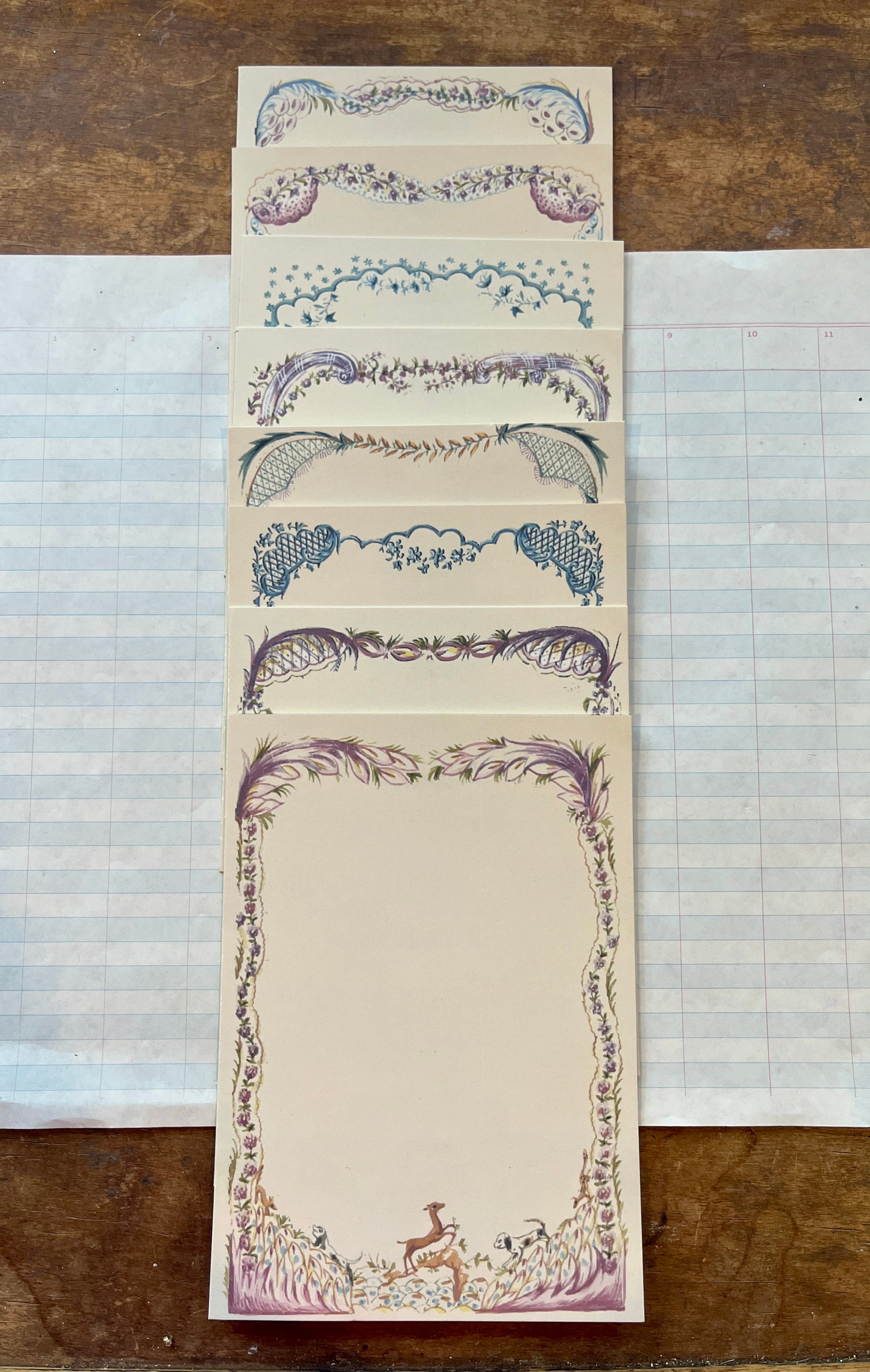 French Menu Stationery Set III - PARCEL