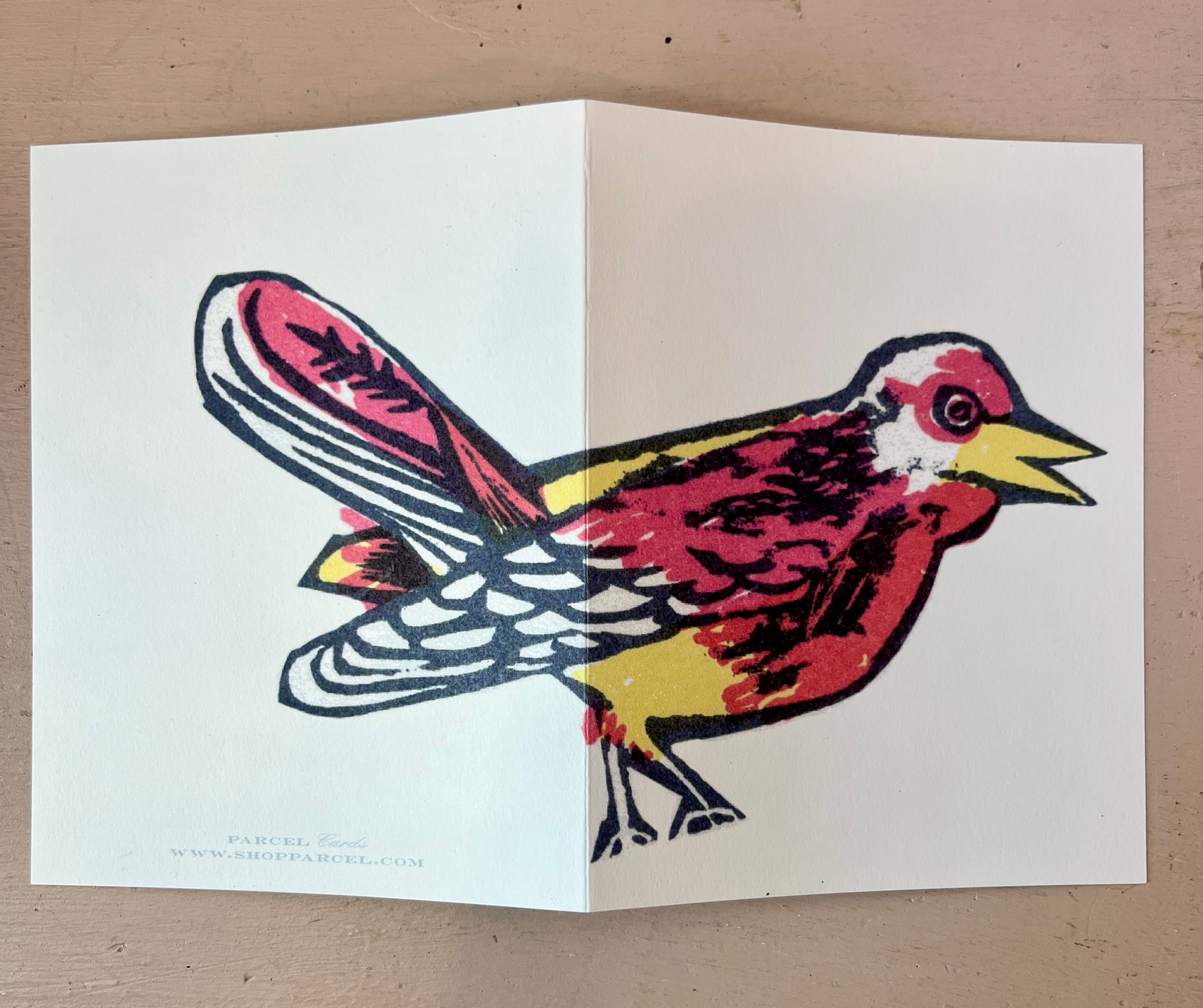 Screen Print Characters Folded Card Set