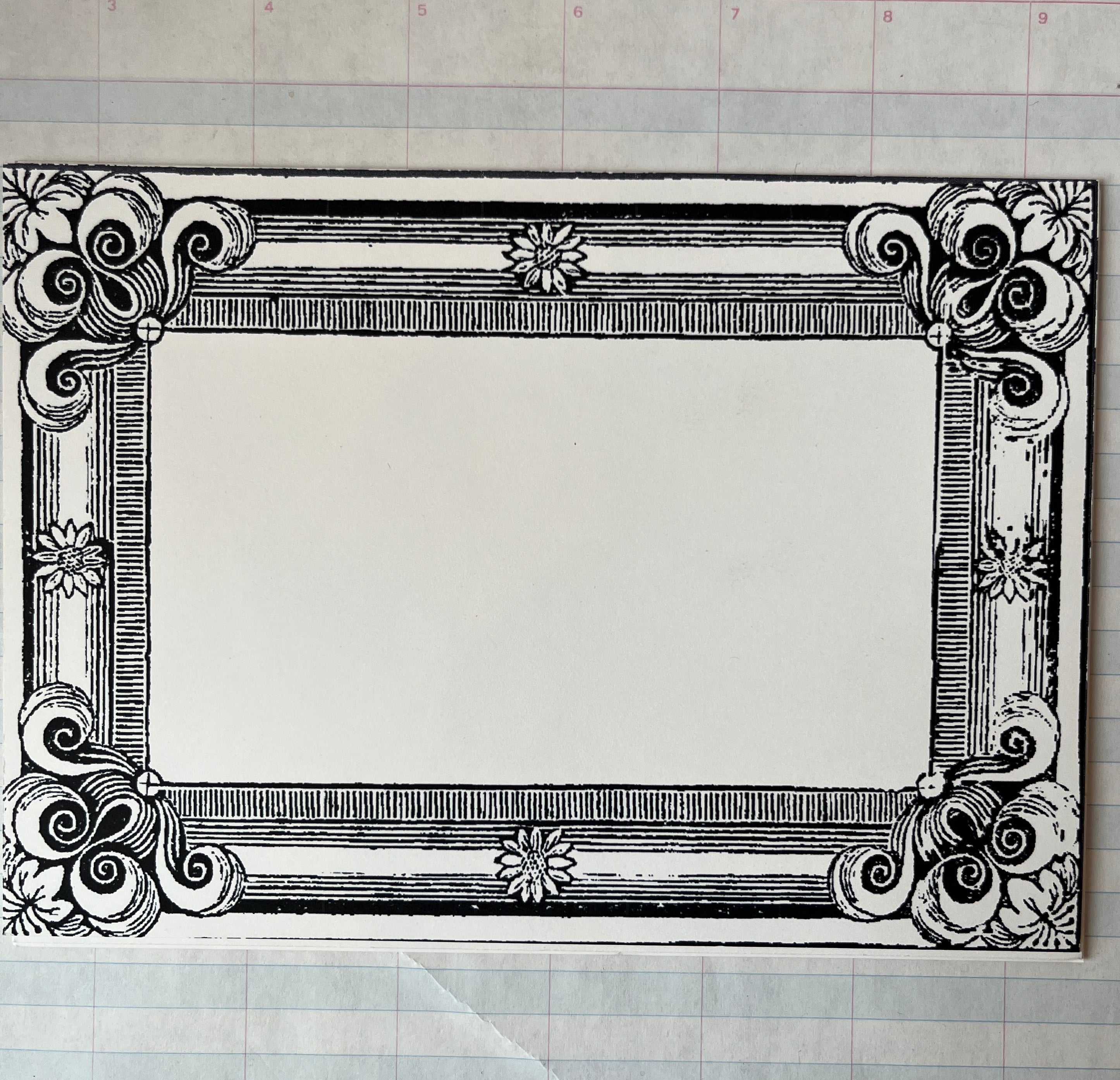 Printers Specimen Frames Stationery - PARCEL