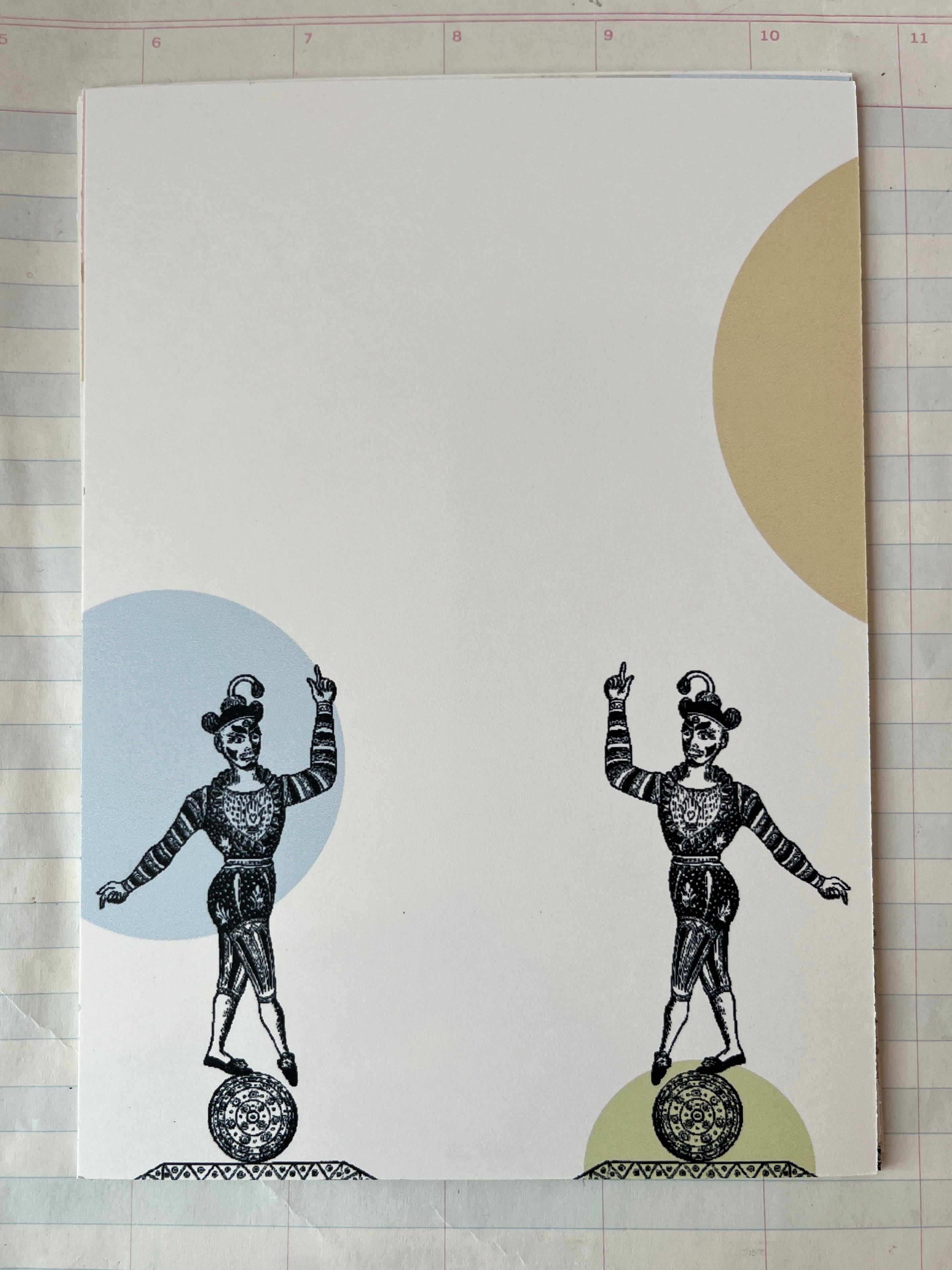 Pair of Clowns Stationery Set - PARCEL