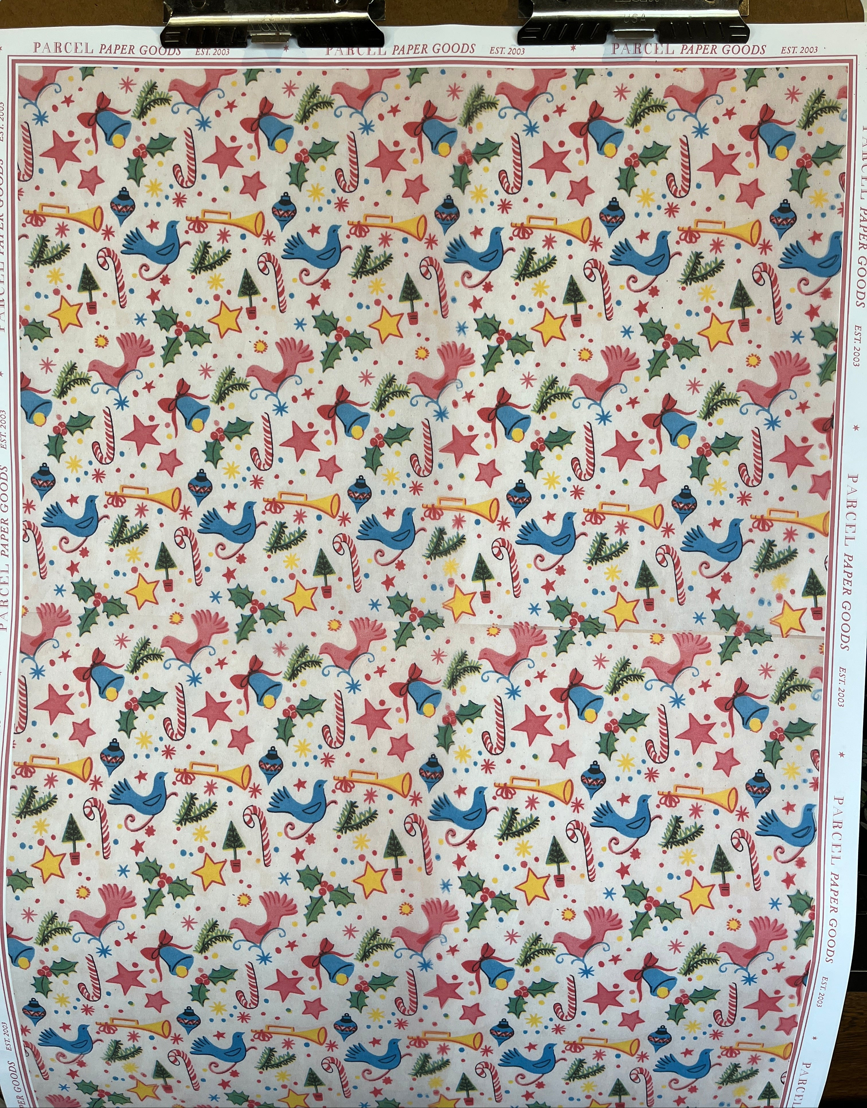 Parcel Artisan Wrapping Paper, Candy Cane Dreams - PARCEL