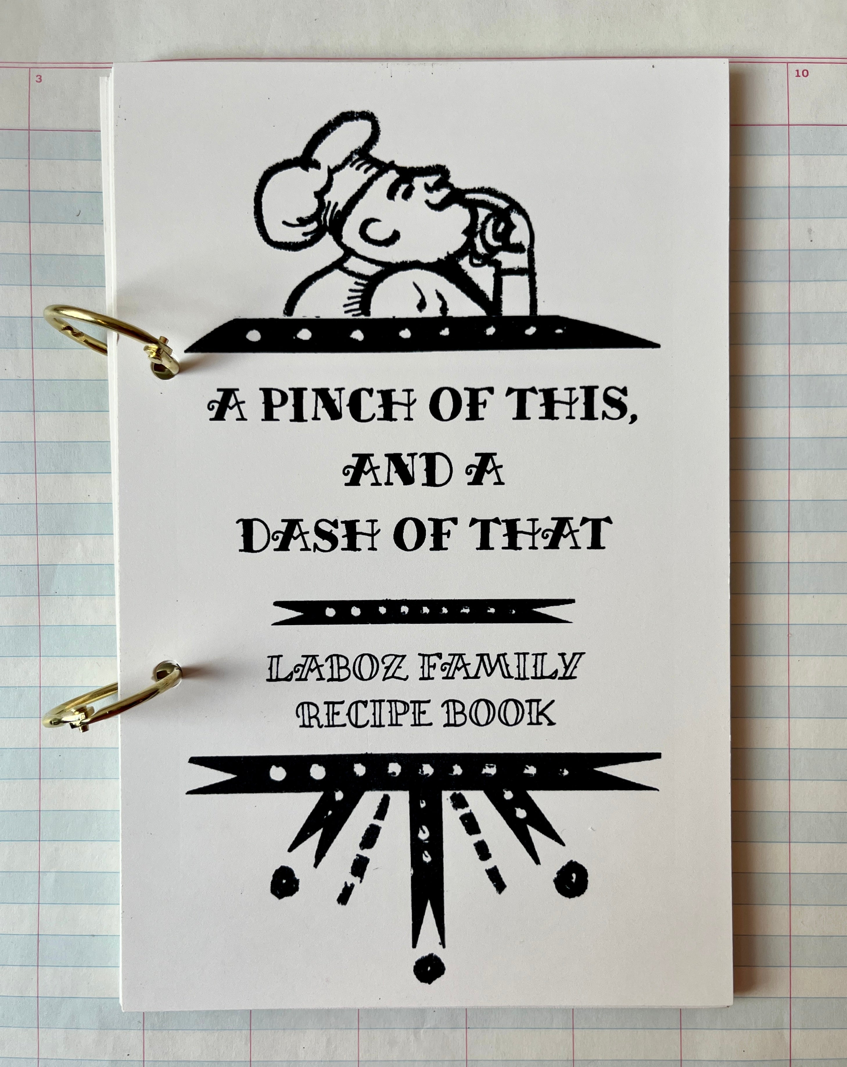 Customizable Recipe Book - PARCEL