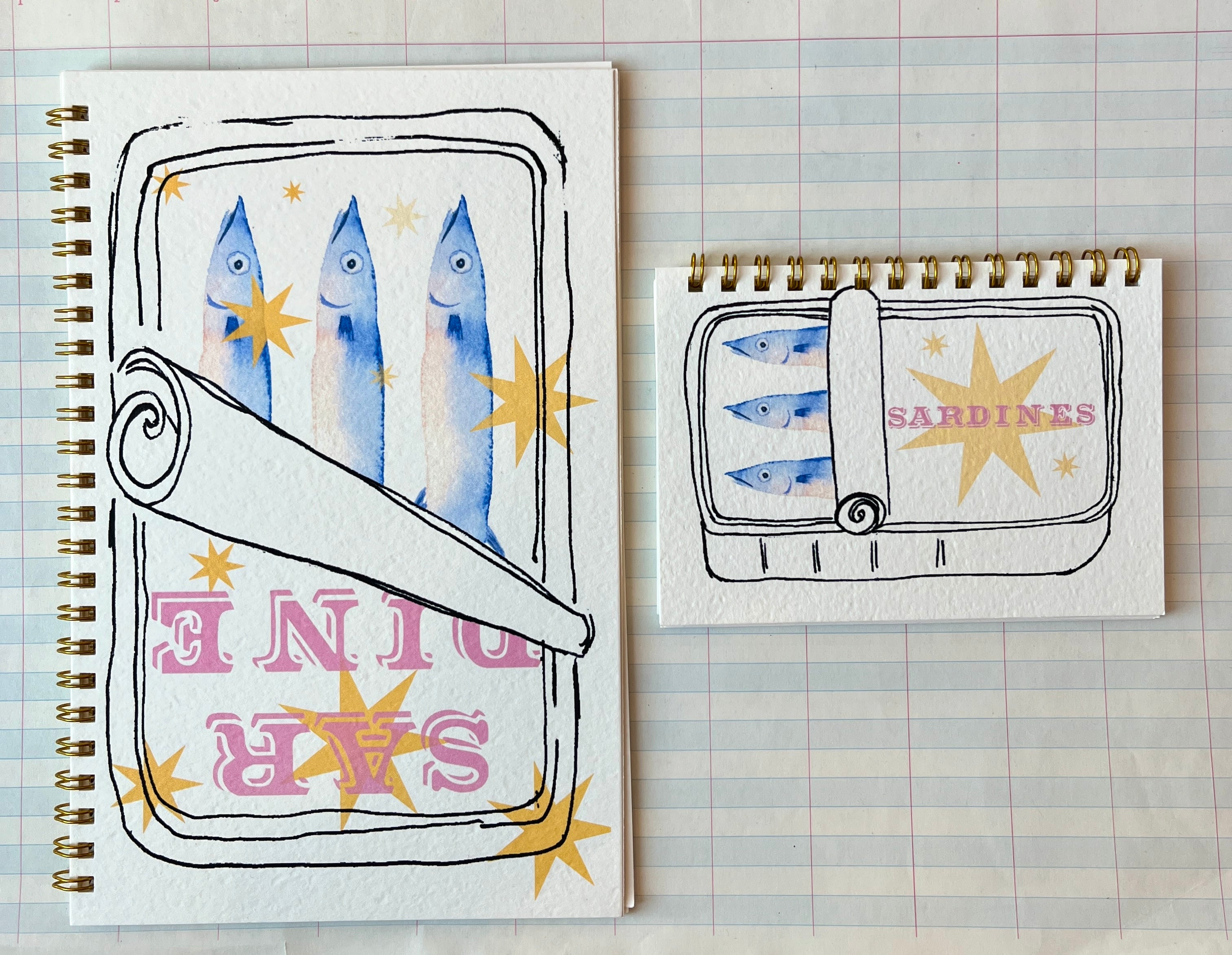 Mini Sardines Notebook - PARCEL