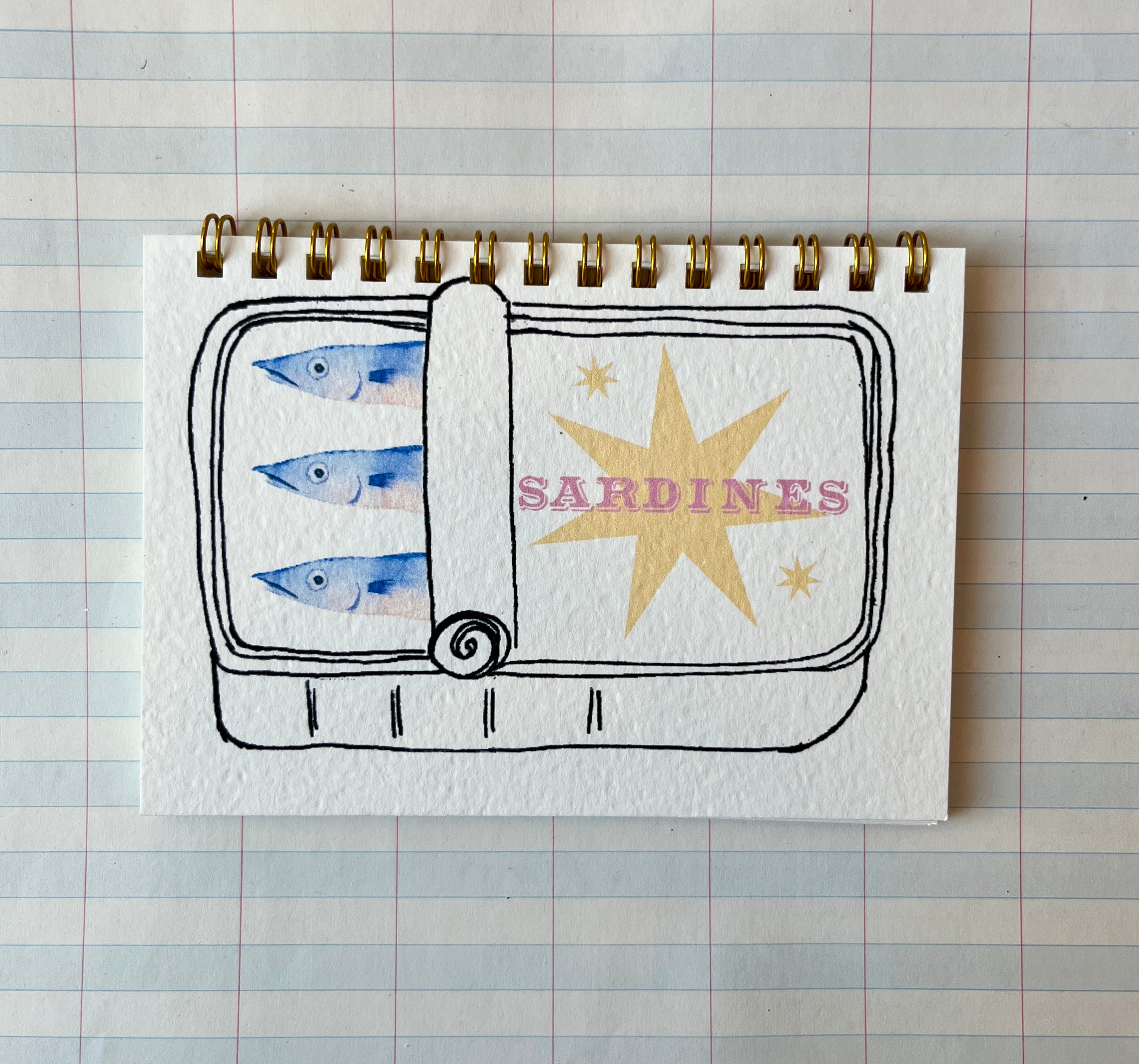 Mini Sardines Notebook - PARCEL