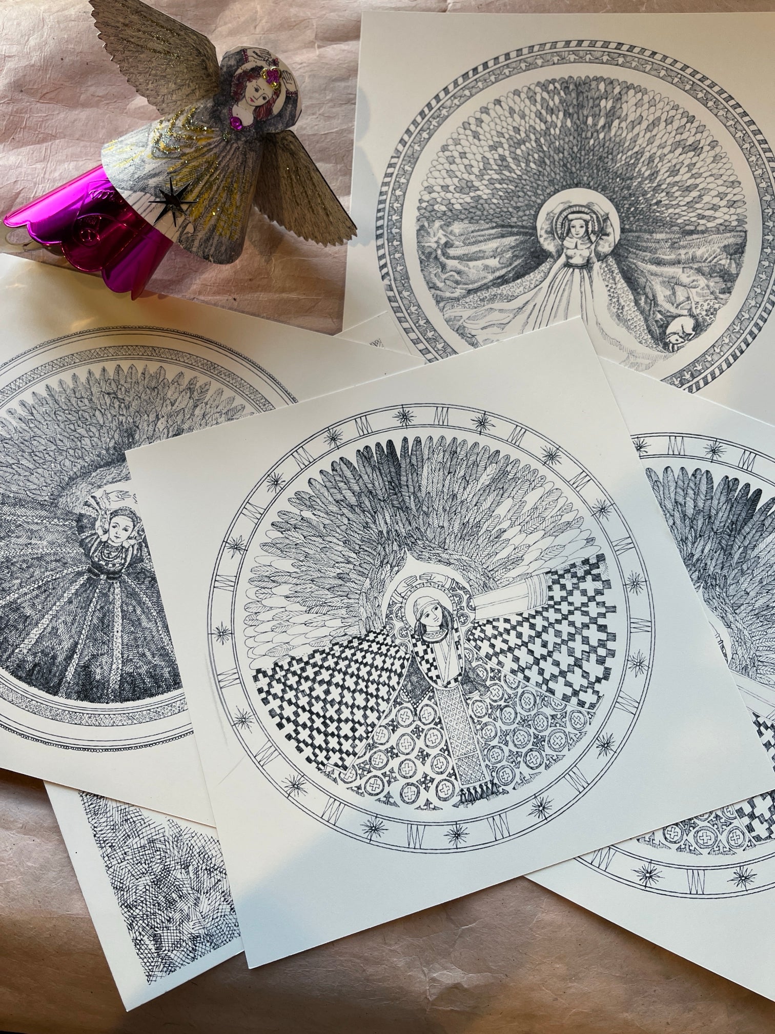 Paper Pop-up Angels - PARCEL