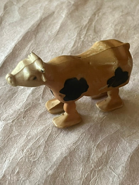 Very Old Walking Cow Toy - PARCEL