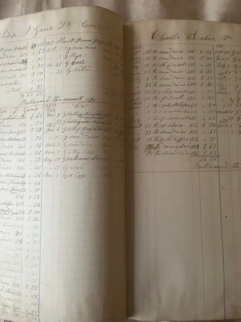 Ancient Antique Large Ledger - PARCEL