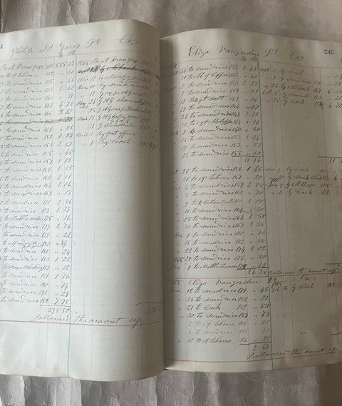 Ancient Antique Large Ledger - PARCEL
