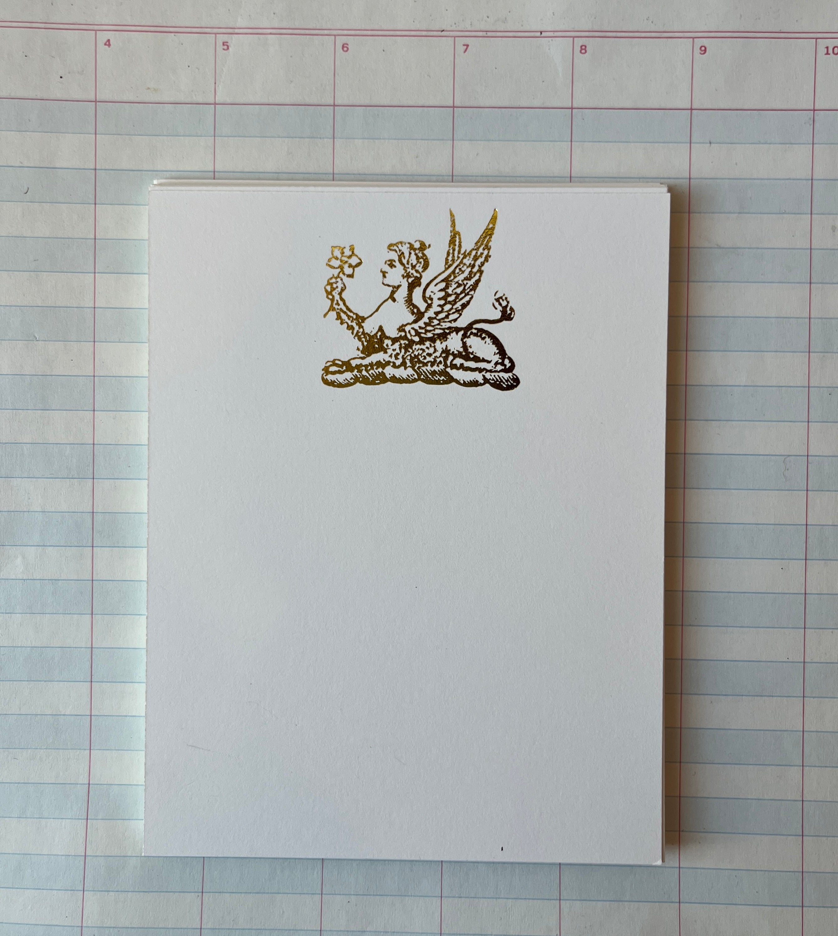 Sphinx Foil Pressed Stationery - PARCEL