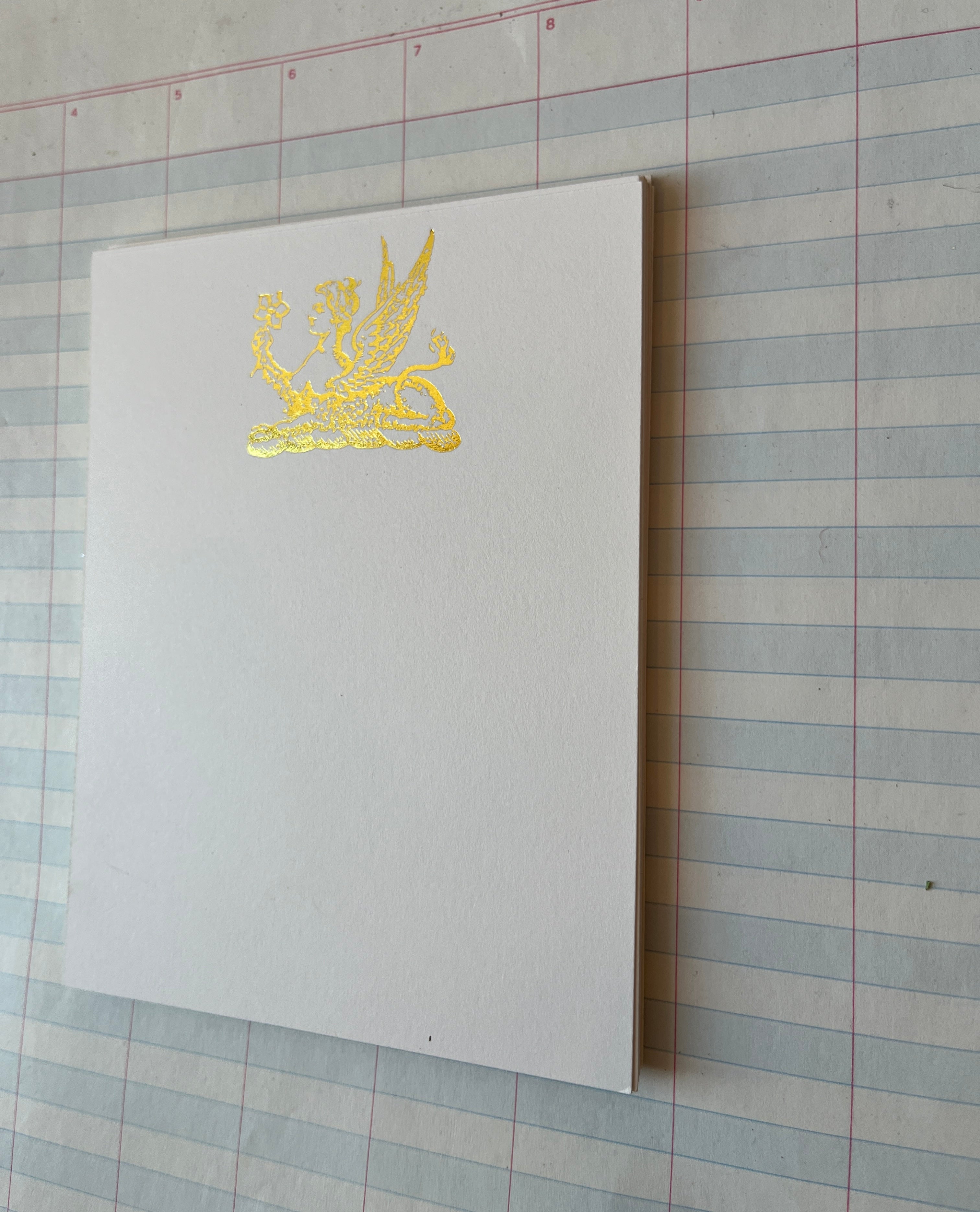 Sphinx Foil Pressed Stationery - PARCEL