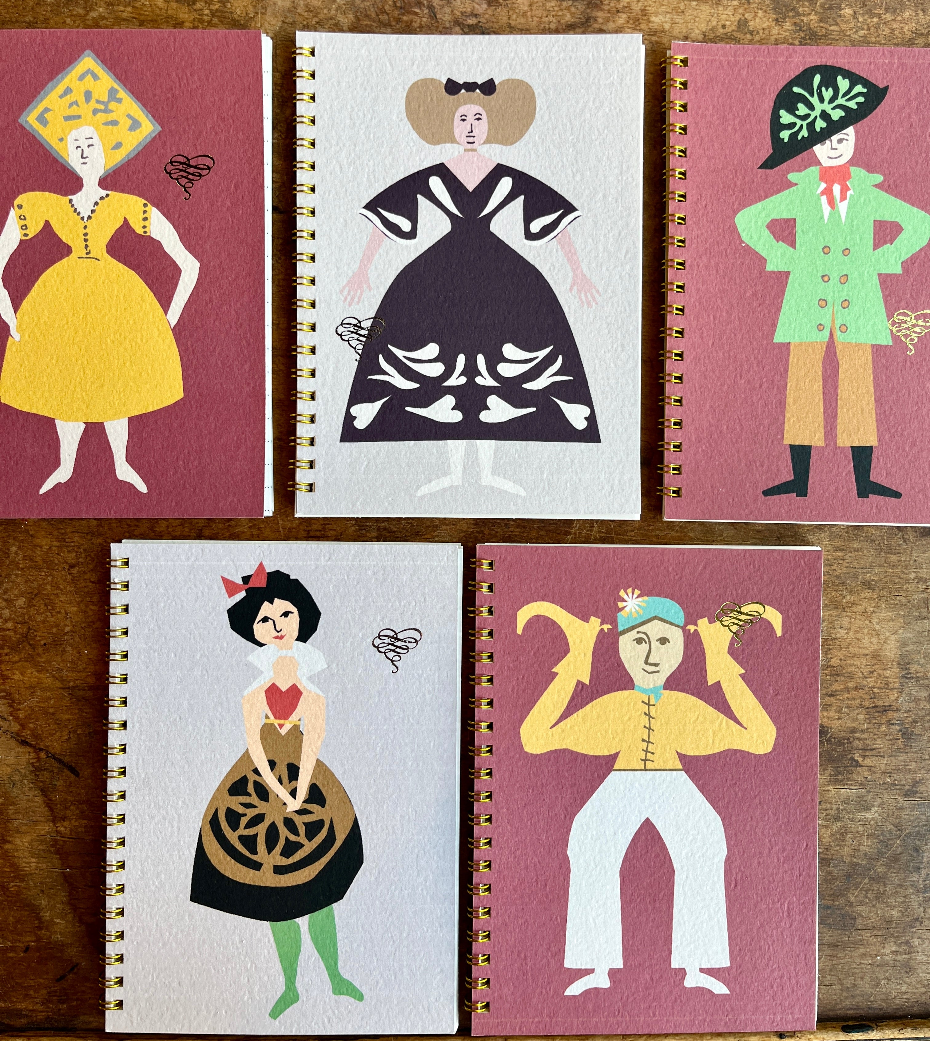 Silly Papercut Folks Notebook - PARCEL