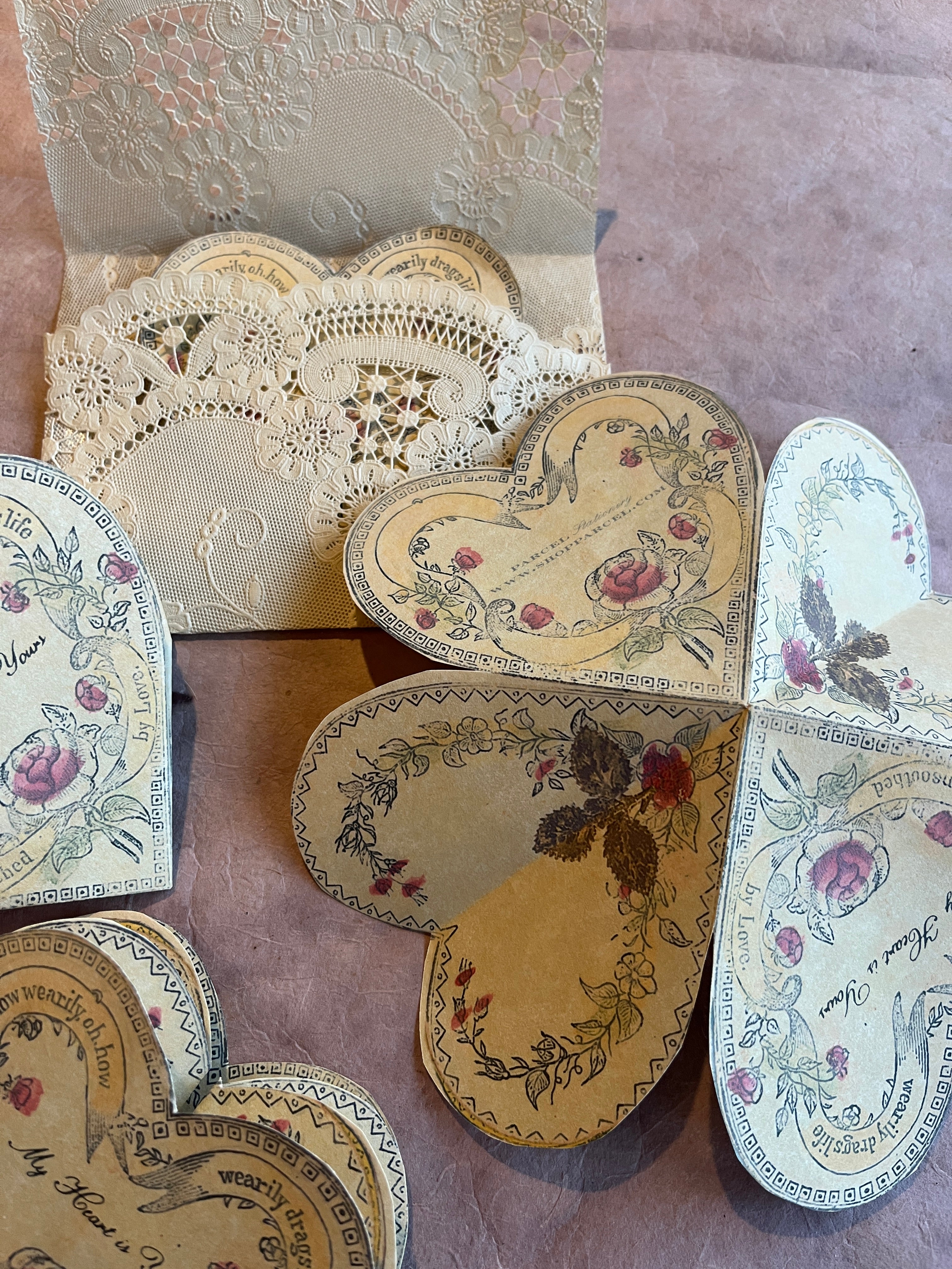 My Heart is Yours Victorian Valentine Puzzle - PARCEL
