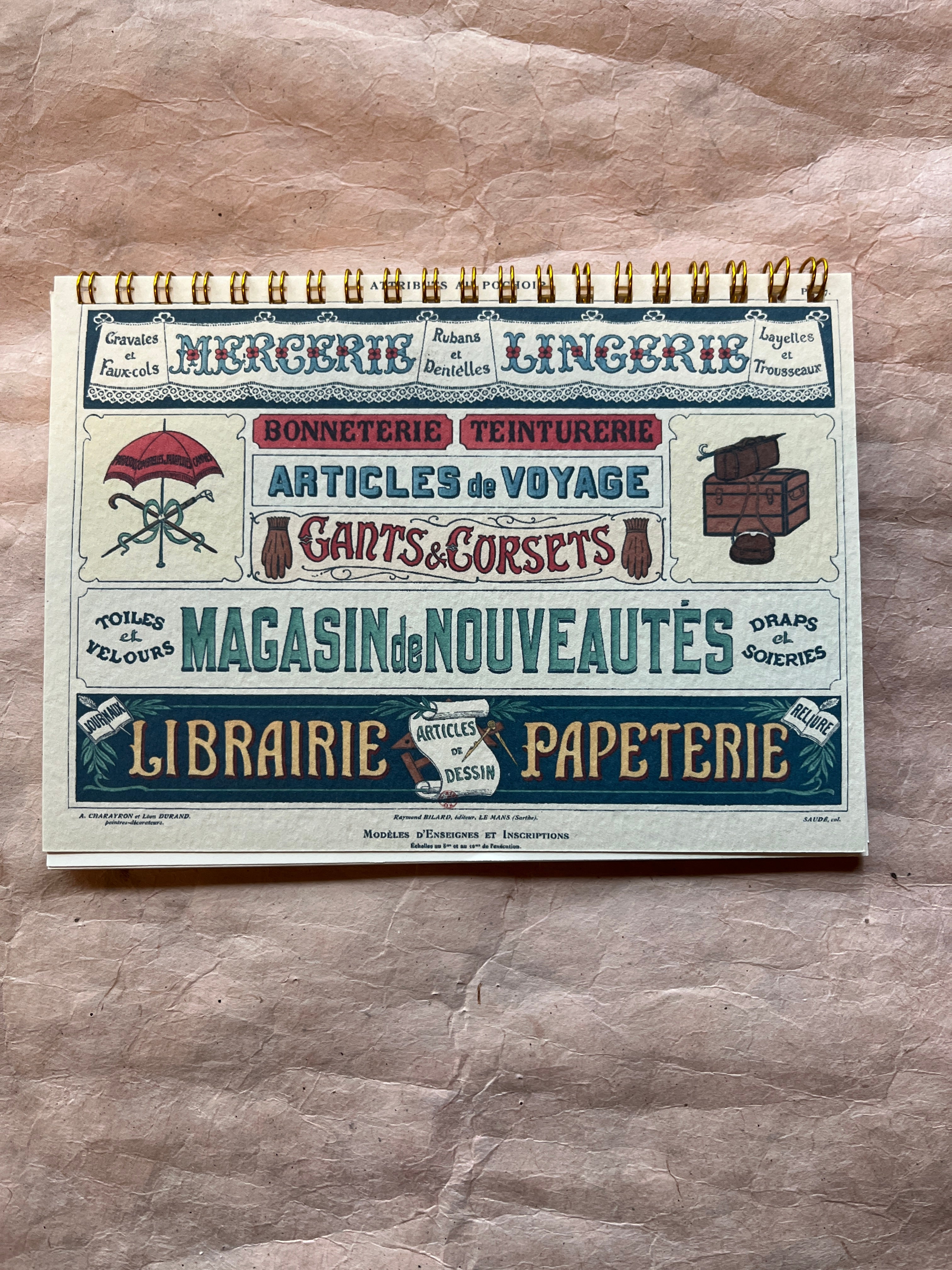 Parisian Shops Notebooks - PARCEL