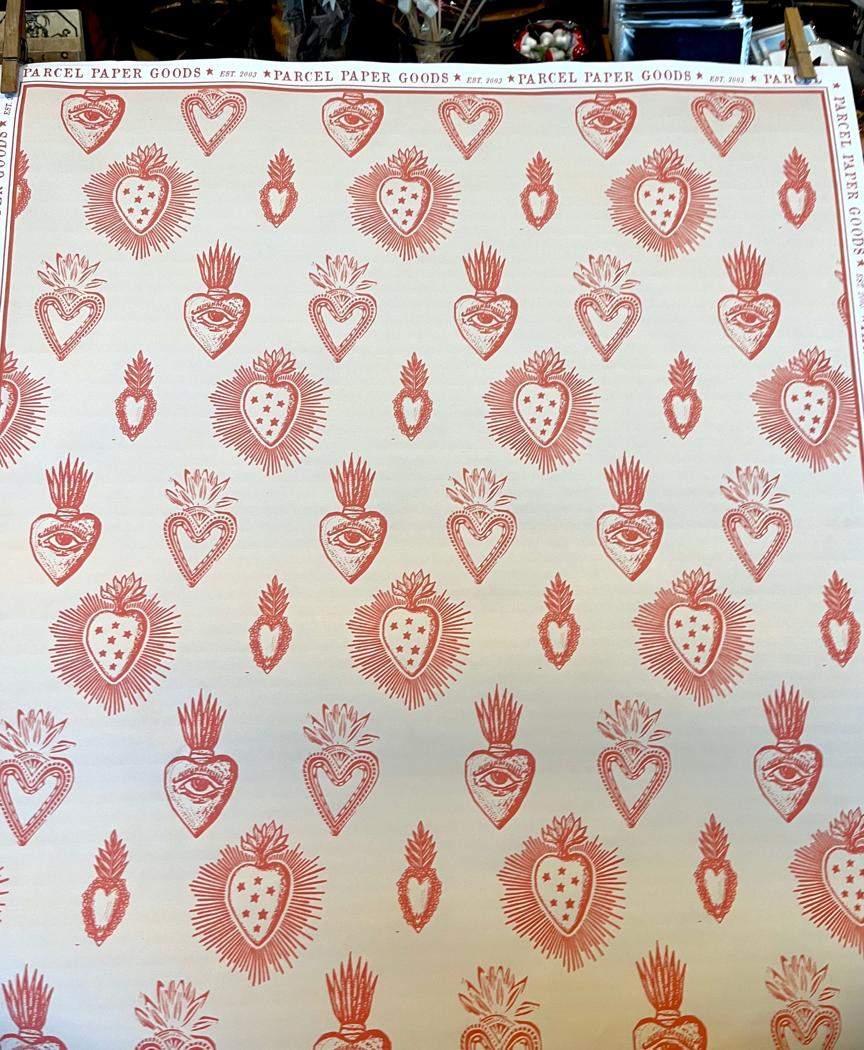 Sacred Heart Parcel Artisan Wrapping Paper - PARCEL