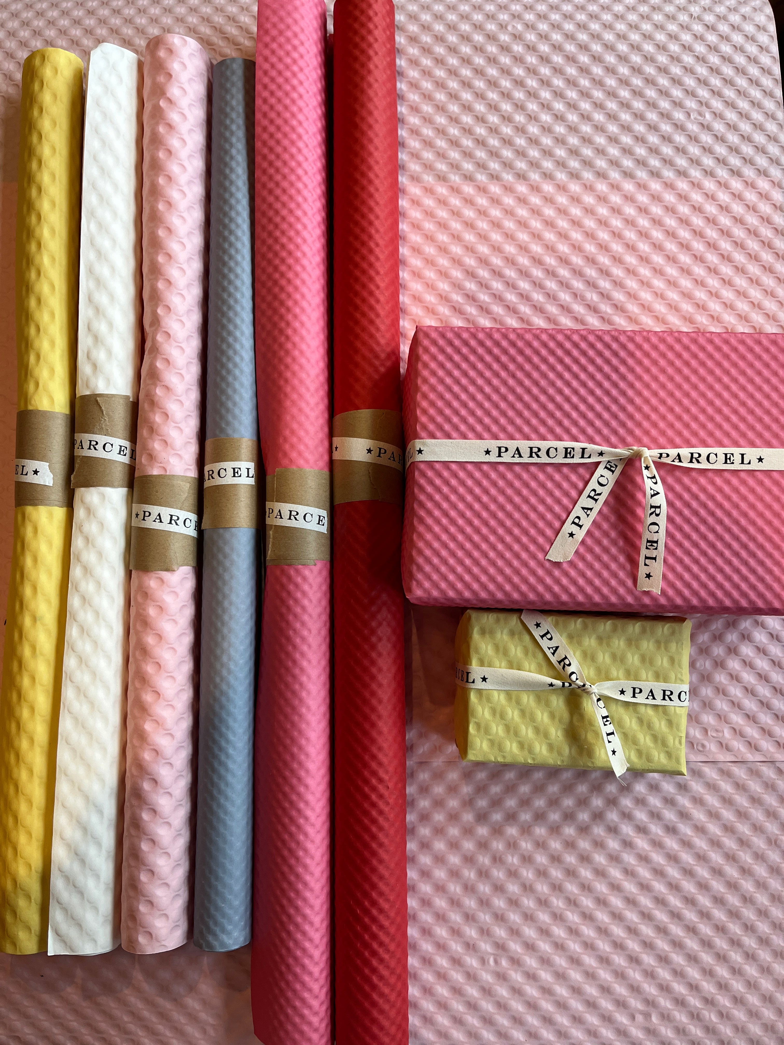 Quilted Embossed Papers - PARCEL