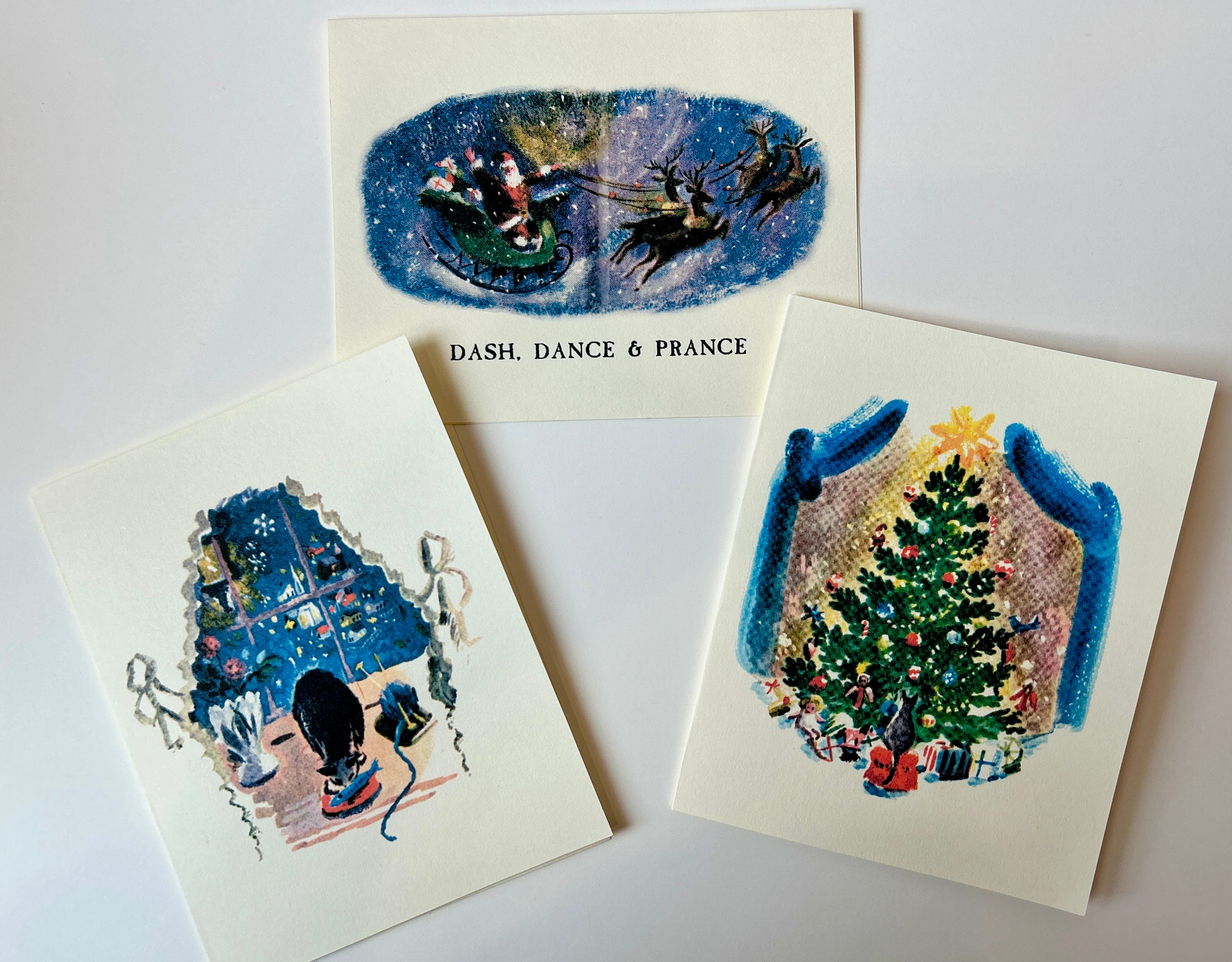 Dash, Dance, and Prance Holiday Card Set - PARCEL