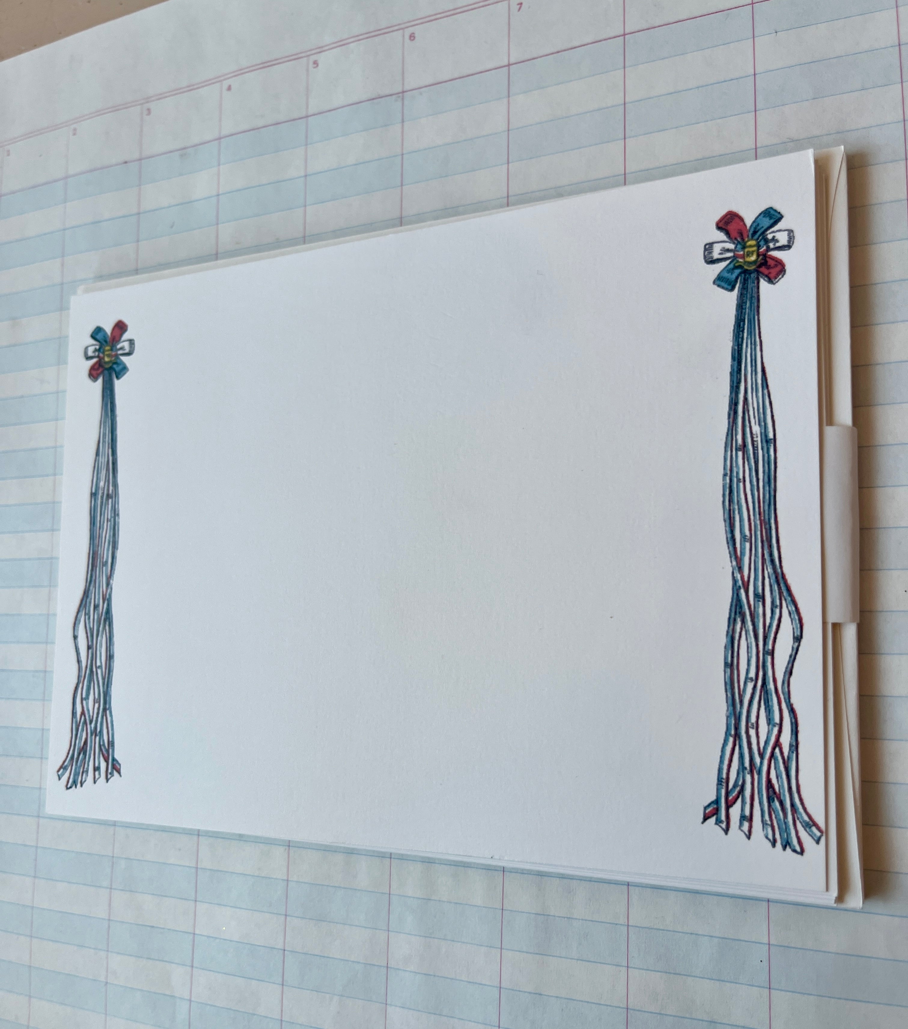Celebratory Ribbons Stationery - PARCEL
