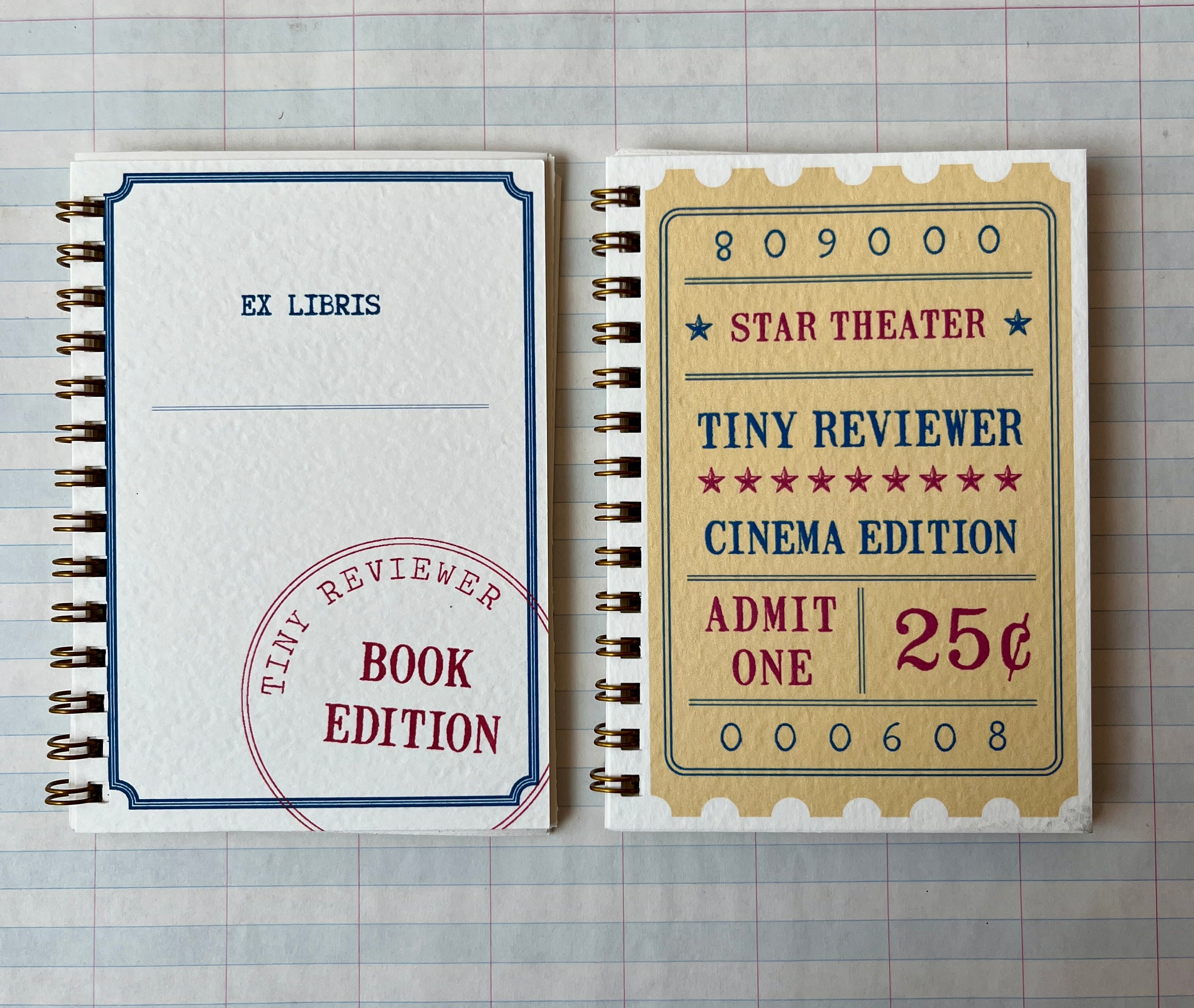 Tiny Reviewer Notebook: Cinema Edition - PARCEL