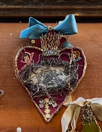 Handmade Reliquary Wall Hanging Work of Art - PARCEL