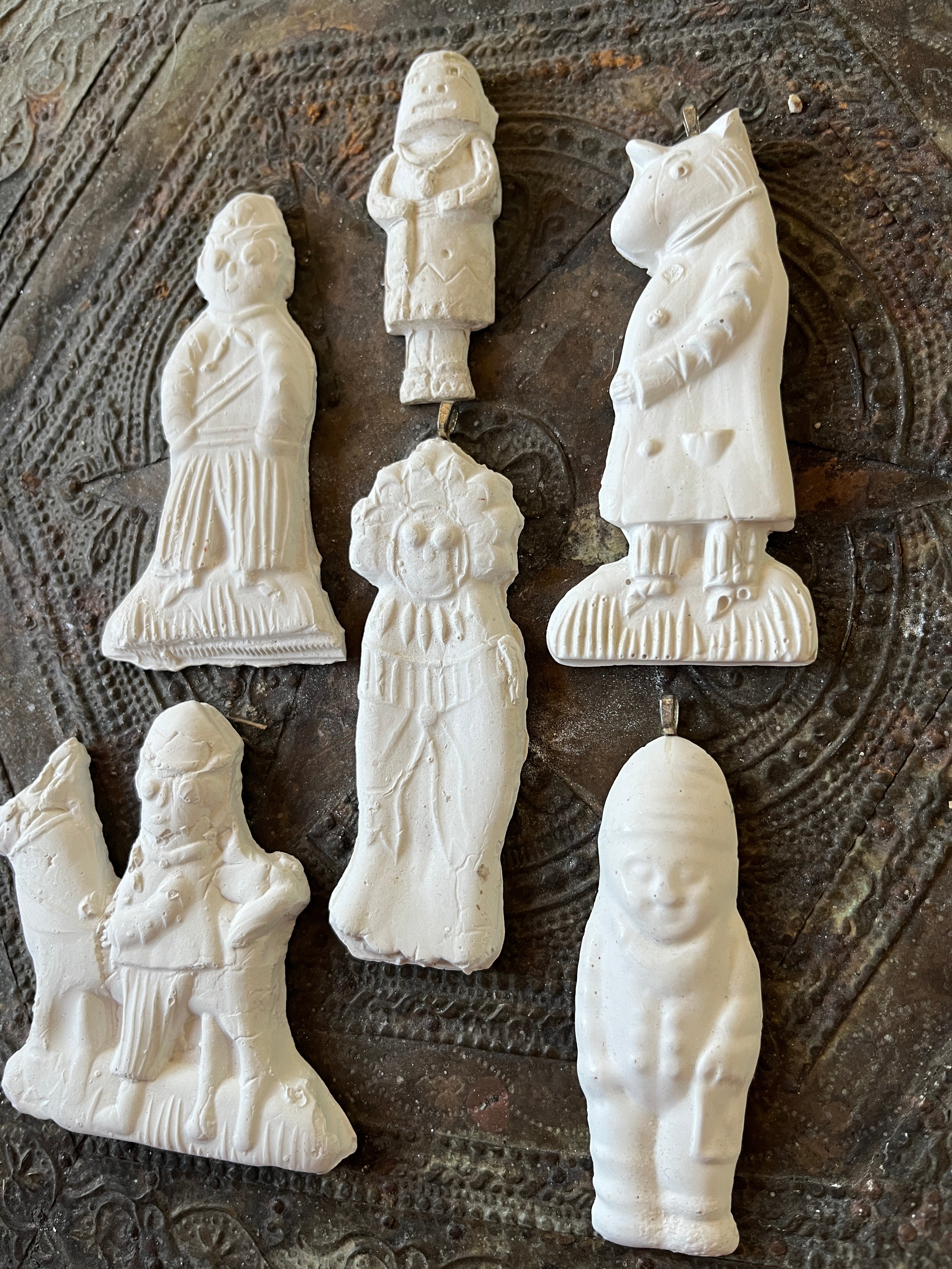 Silly Friends Handmade Plaster Ornaments - PARCEL