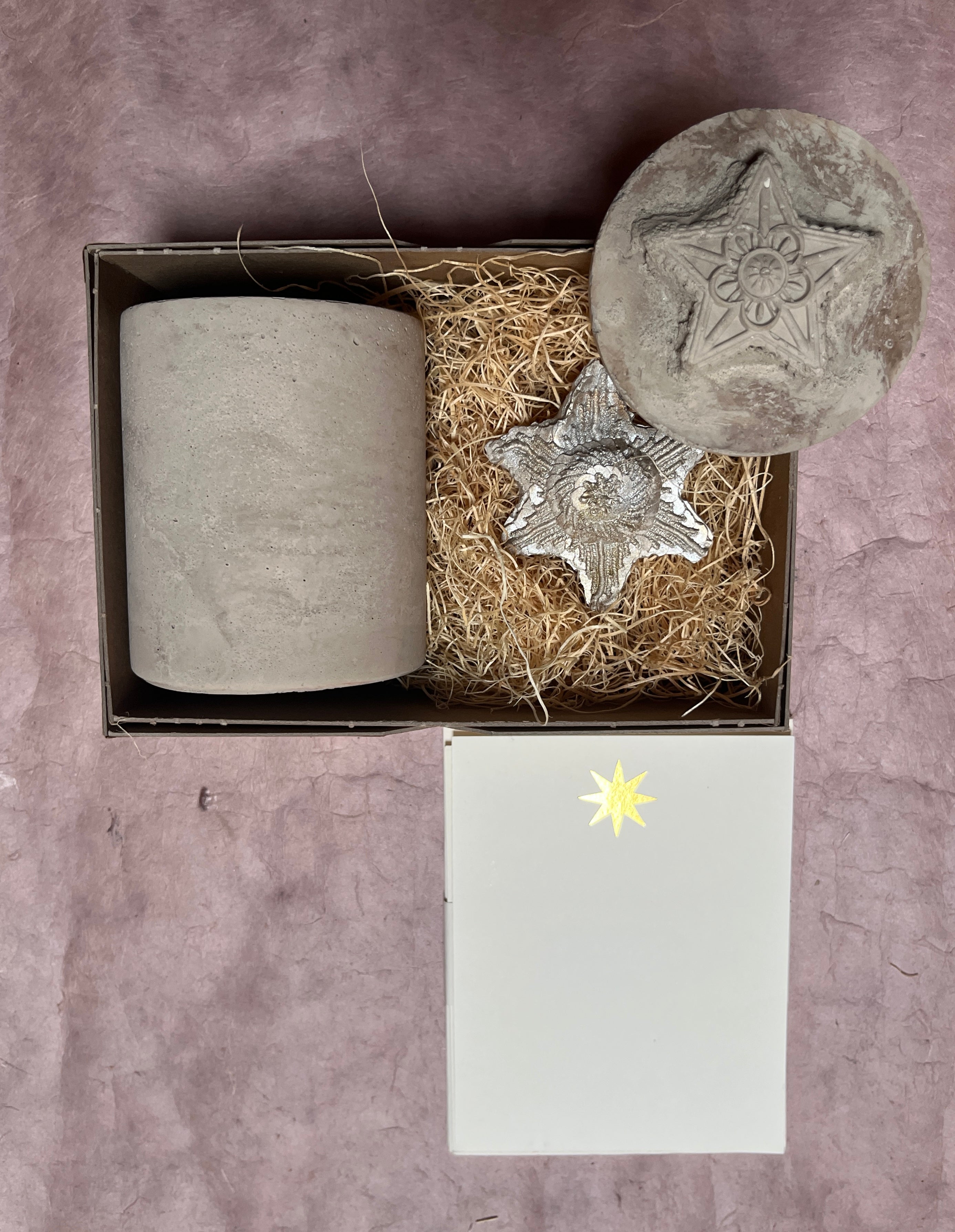 Parcel Olfactory Concrete Candle and Token GIft Set - PARCEL