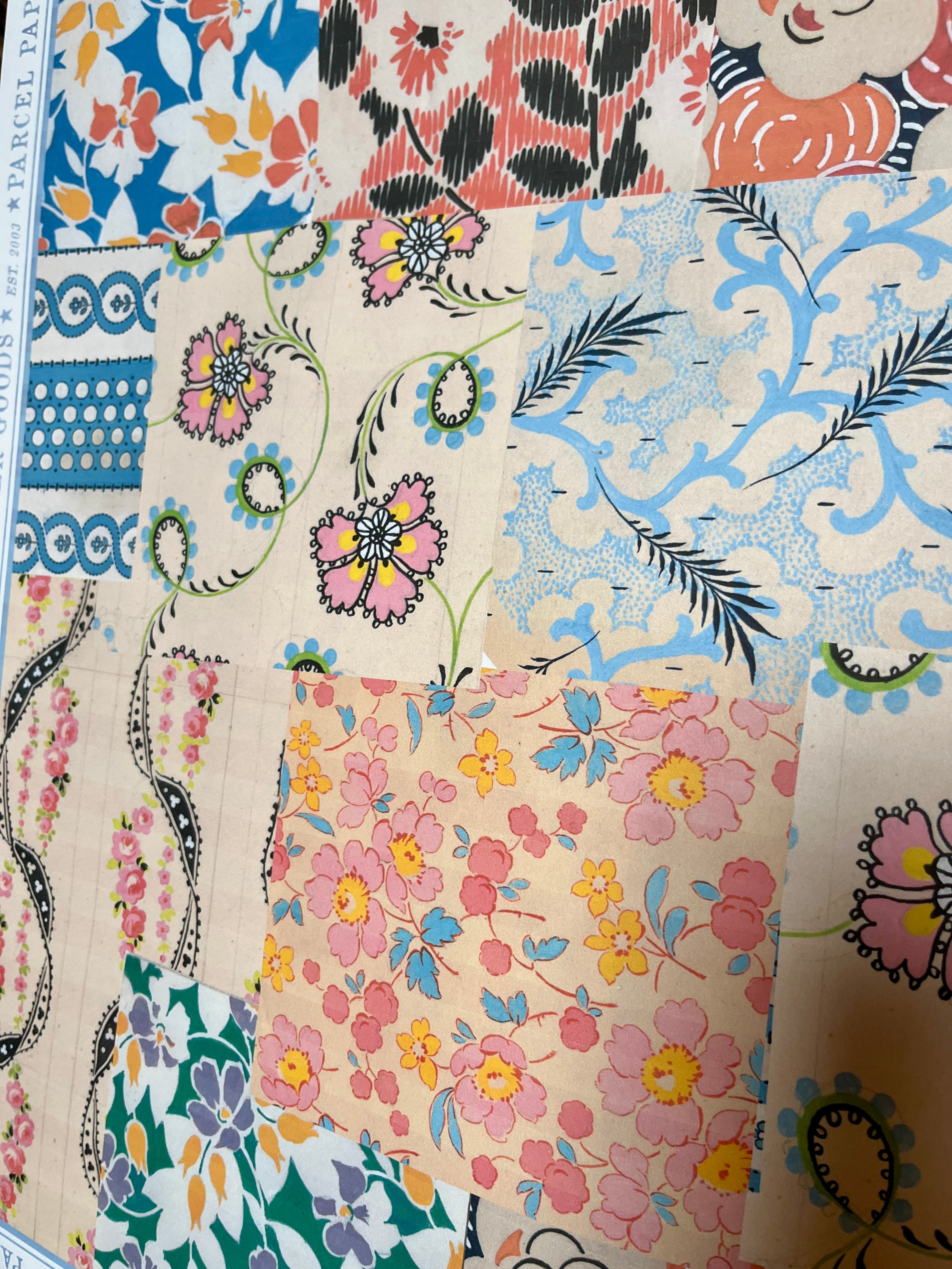 Parcel Artisan Wrapping Paper, Wallpaper Series - PARCEL