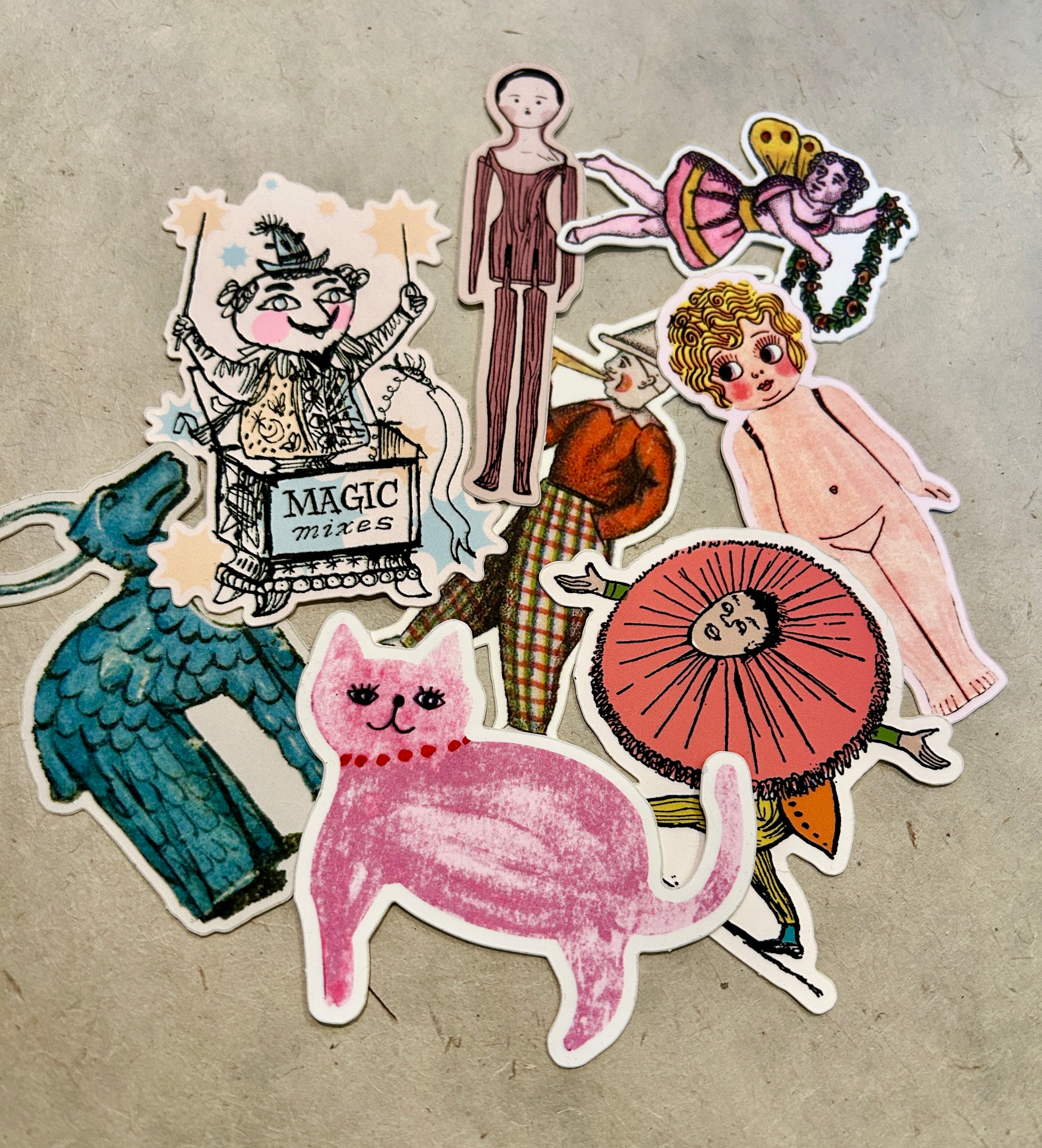 Parcel Stickers Assorted Set - PARCEL