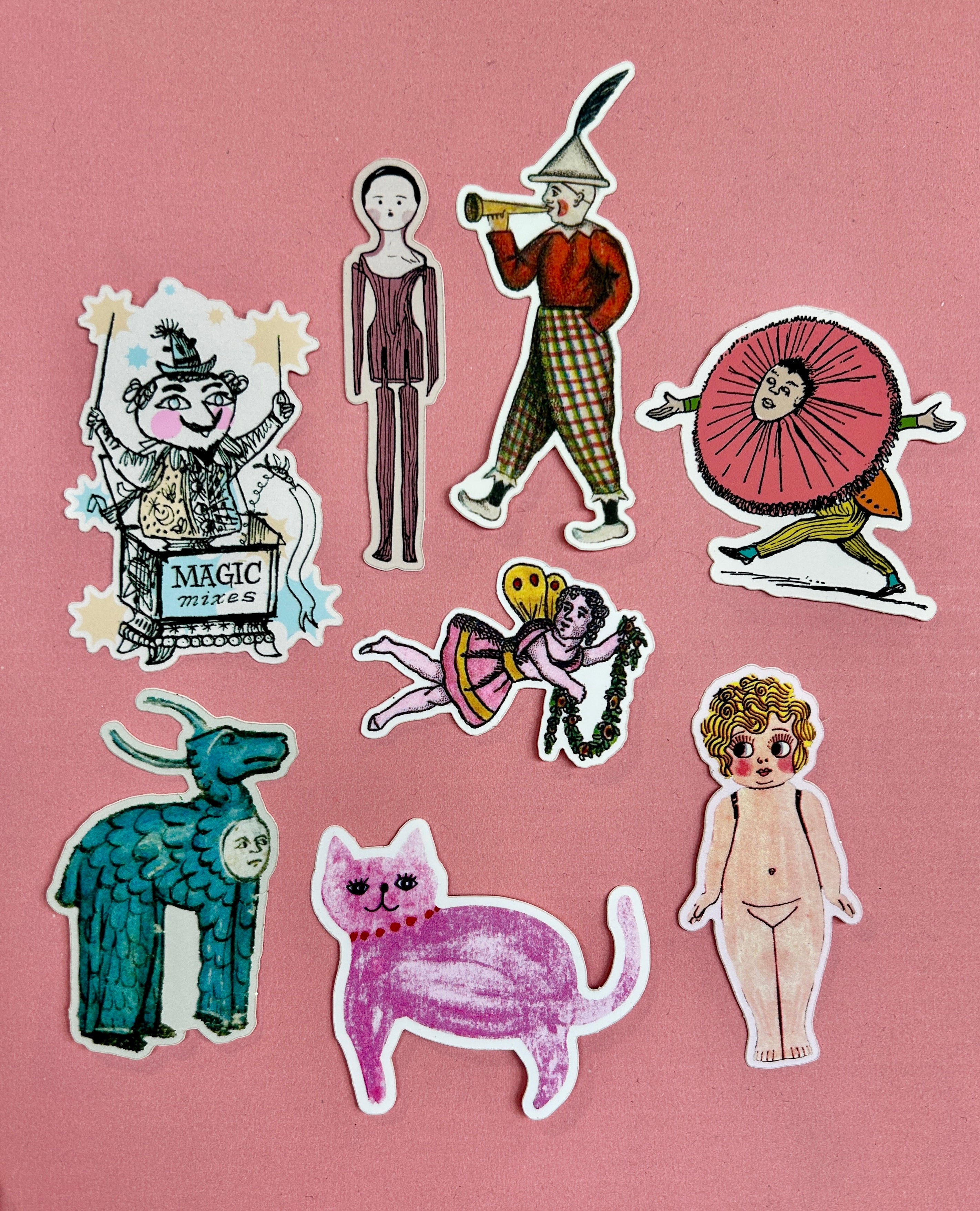 Parcel Stickers Assorted Set - PARCEL