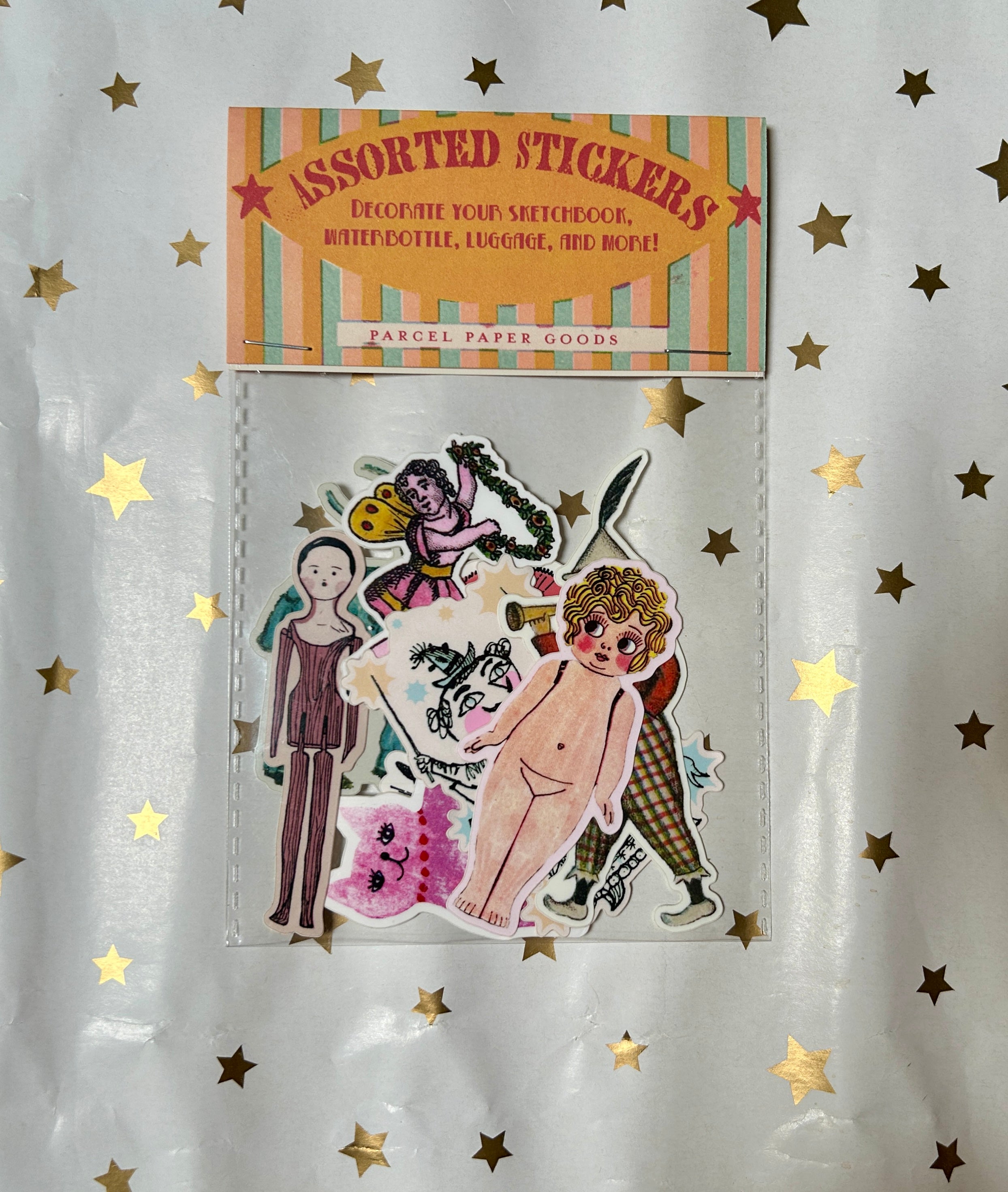 Parcel Stickers Assorted Set - PARCEL