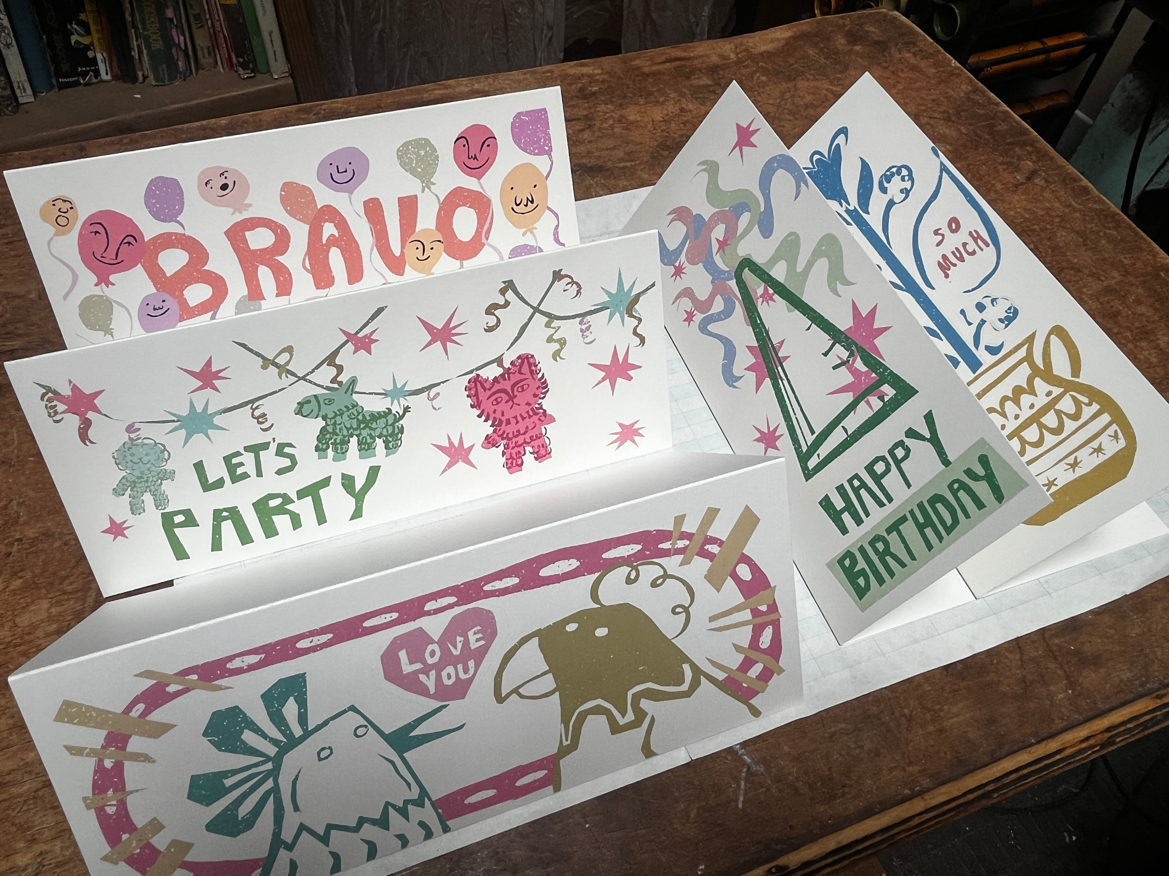 Celebratory Stamp Card Set - PARCEL