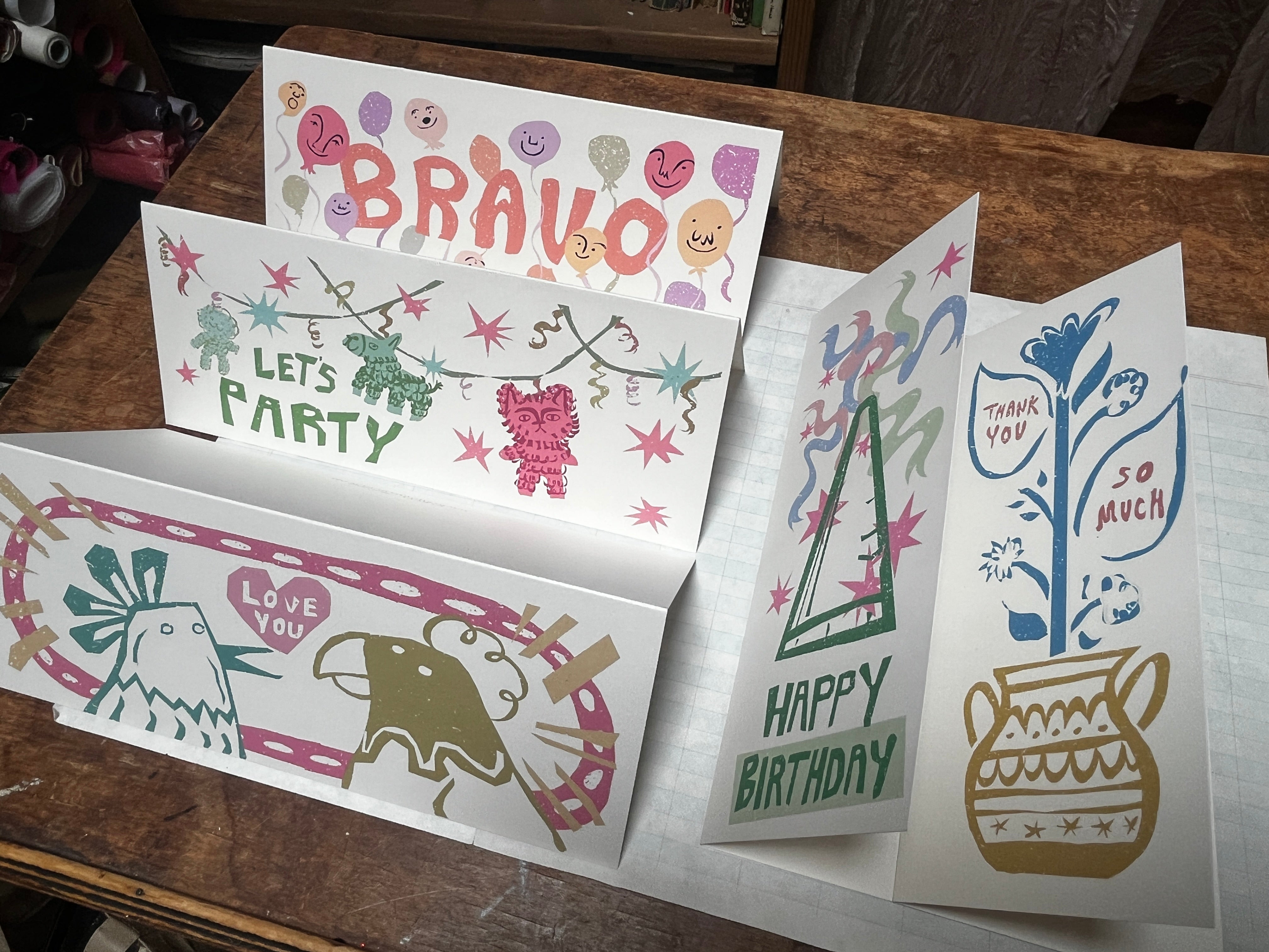 Celebratory Stamp Card Set - PARCEL