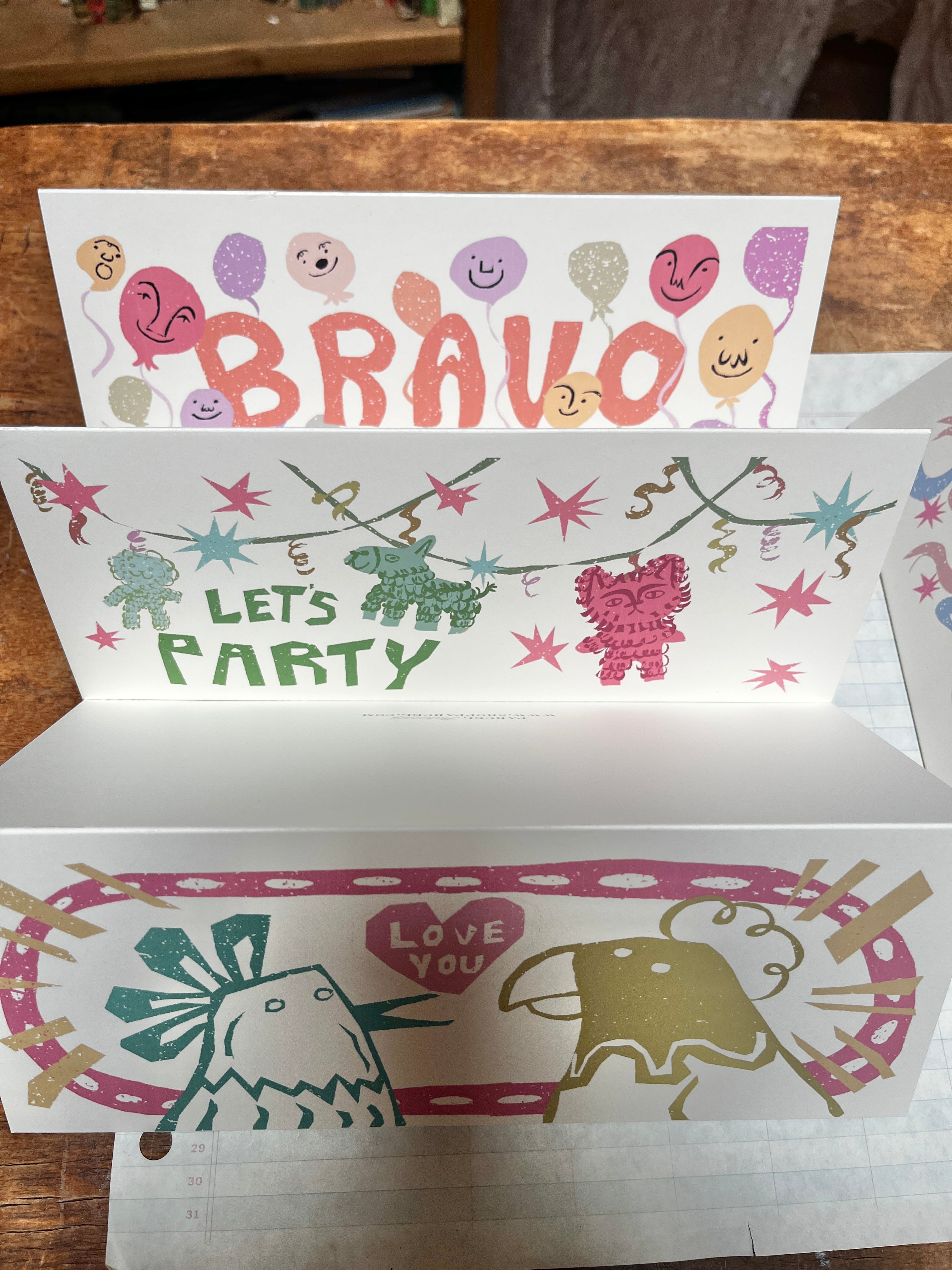 Celebratory Stamp Card Set - PARCEL