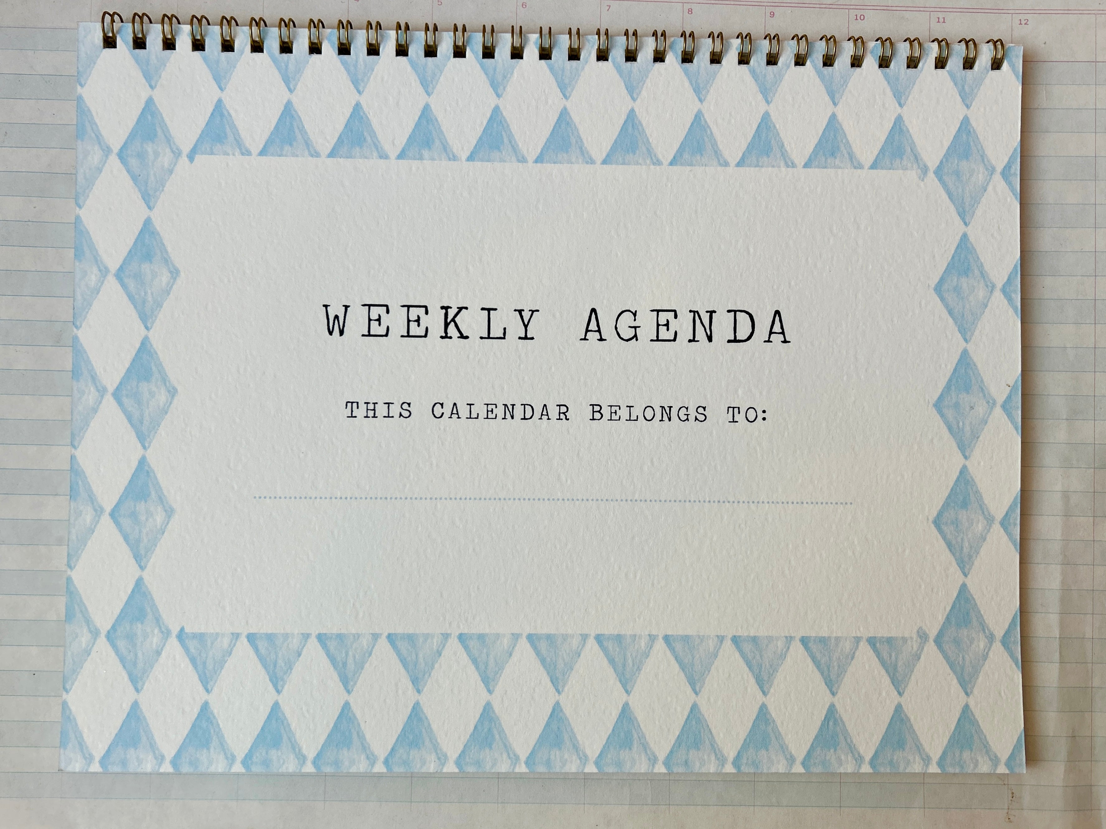 Perpetual Weekly Agenda Diamond - PARCEL