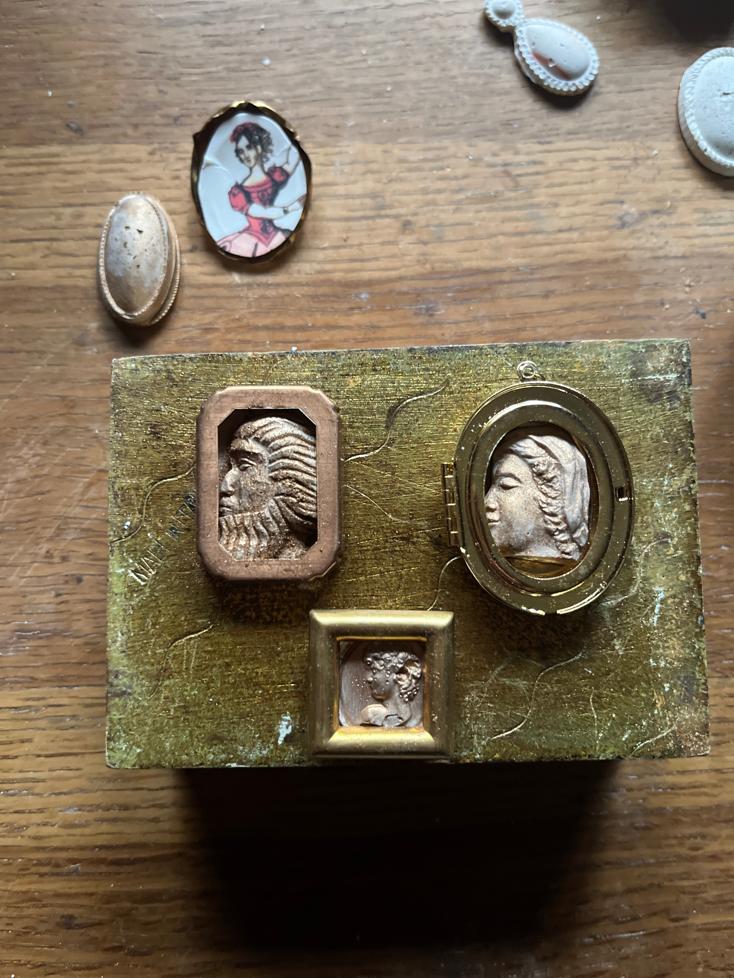 Rectangular Copper Open Face Frame