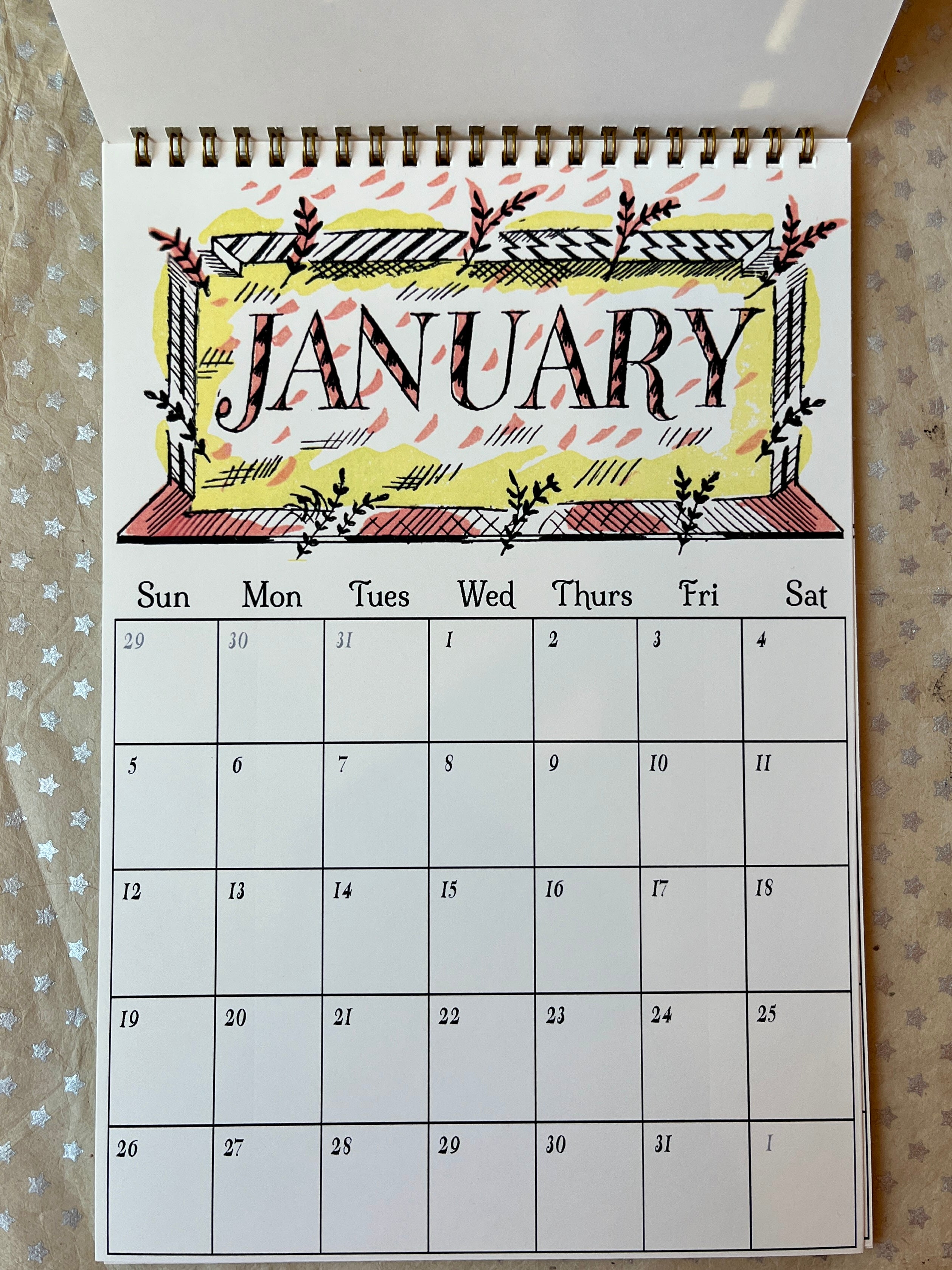 Parcel 2026 Sweet & Swirly Calendar - PARCEL