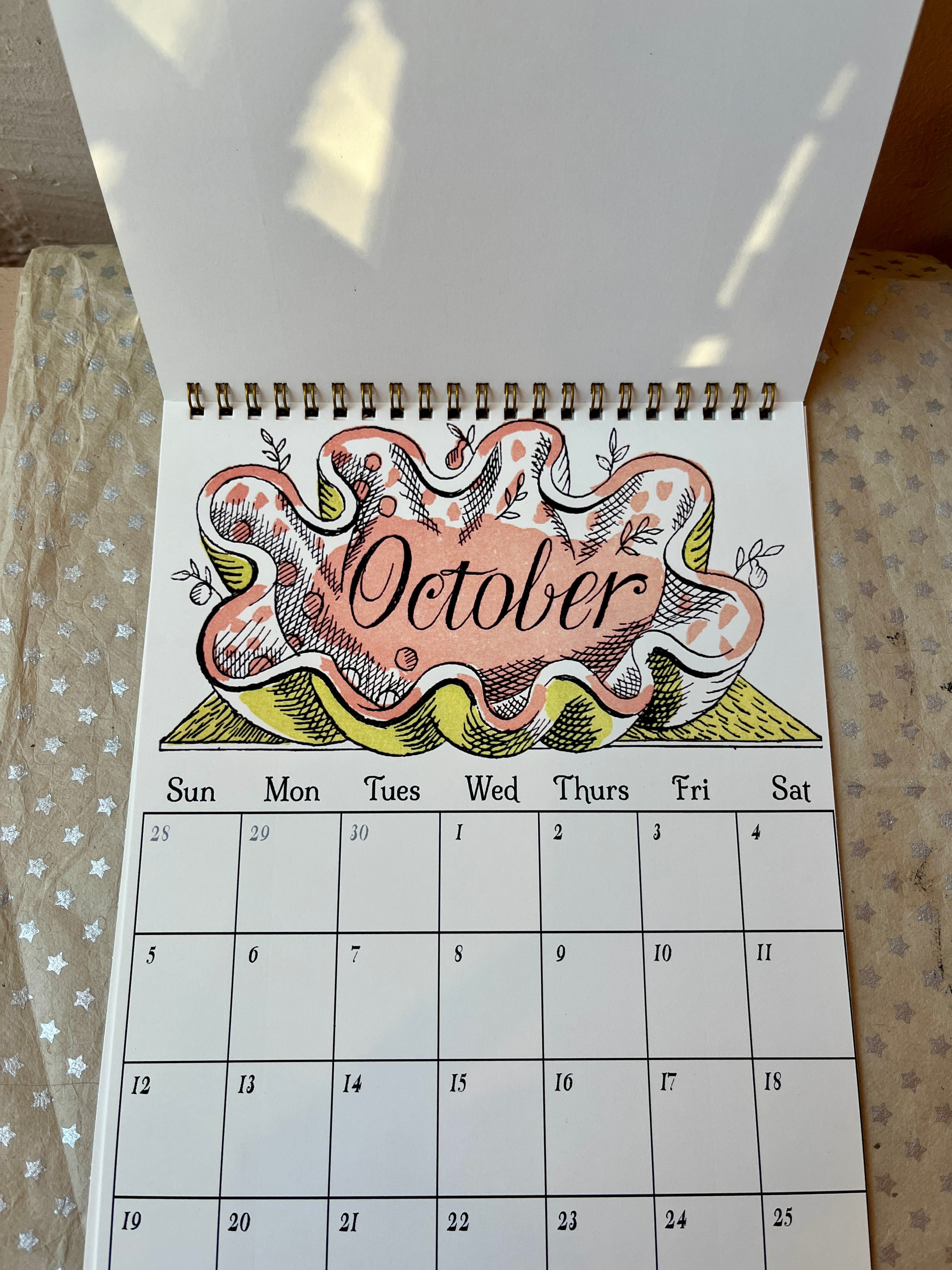 Parcel 2026 Sweet & Swirly Calendar - PARCEL
