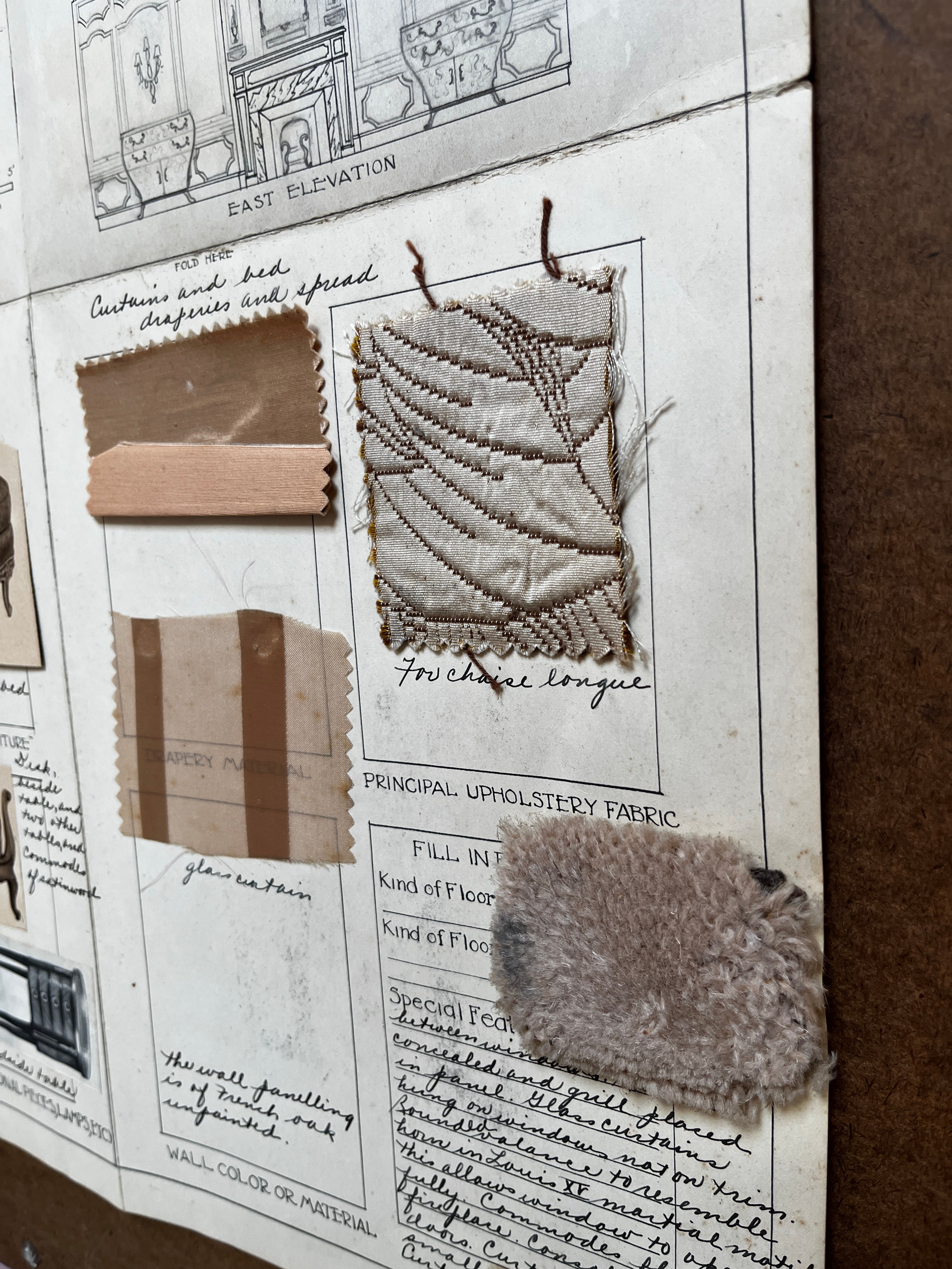 1930's Student Interior Design Project Boards - PARCEL
