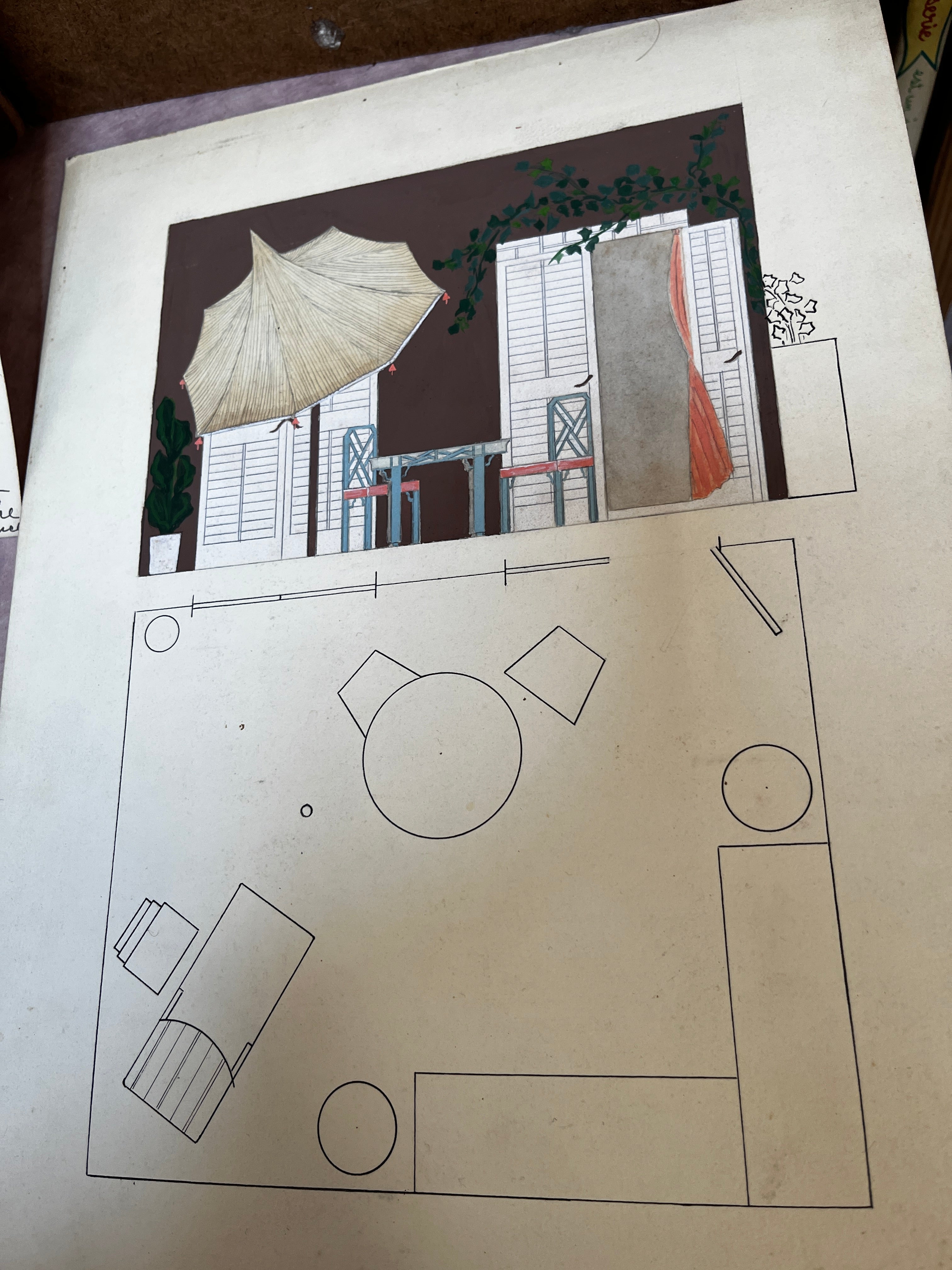 1930's Student Interior Design Project Boards - PARCEL