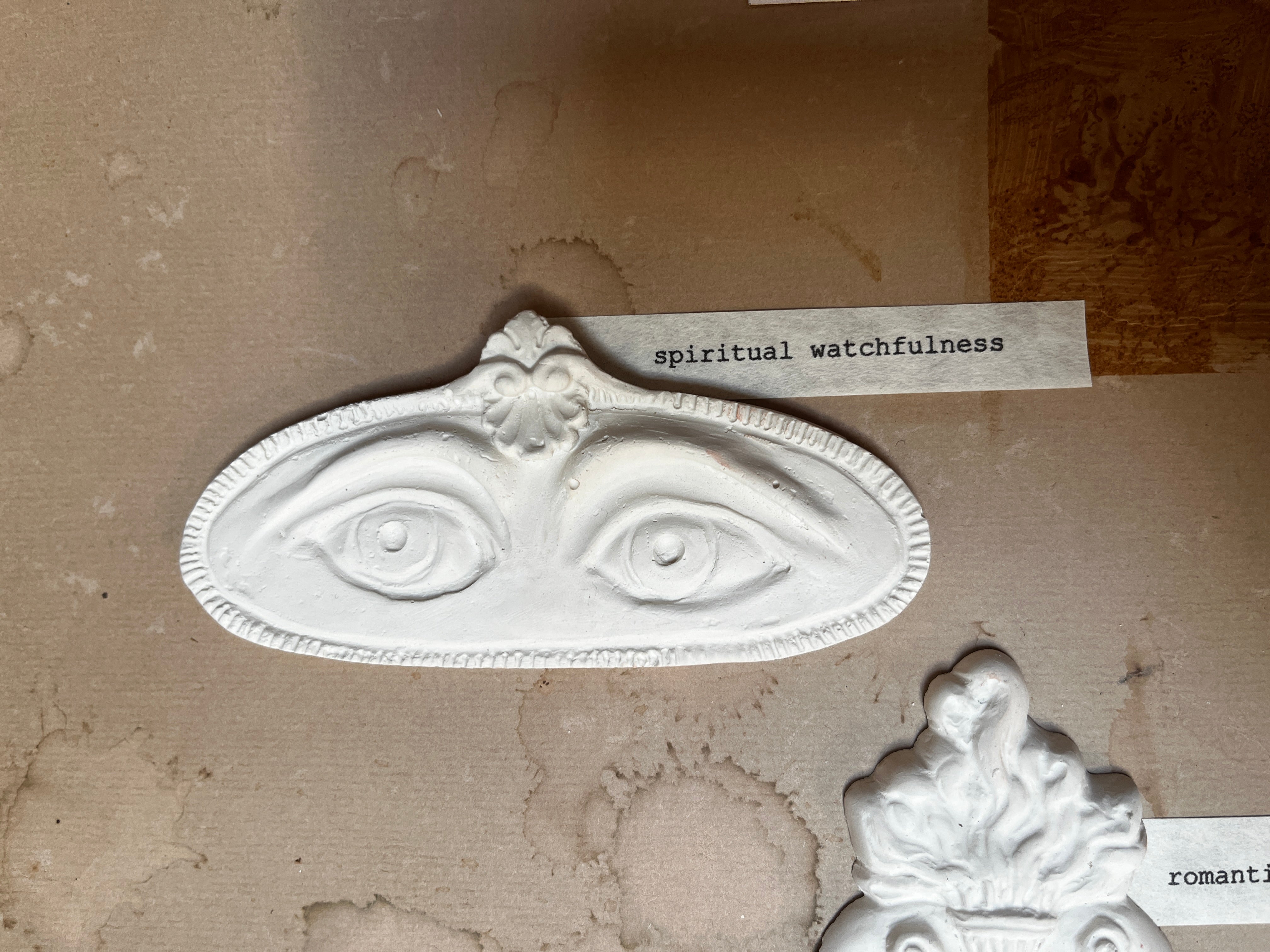 Plaster Milagros or Ex Voto Ornaments - PARCEL