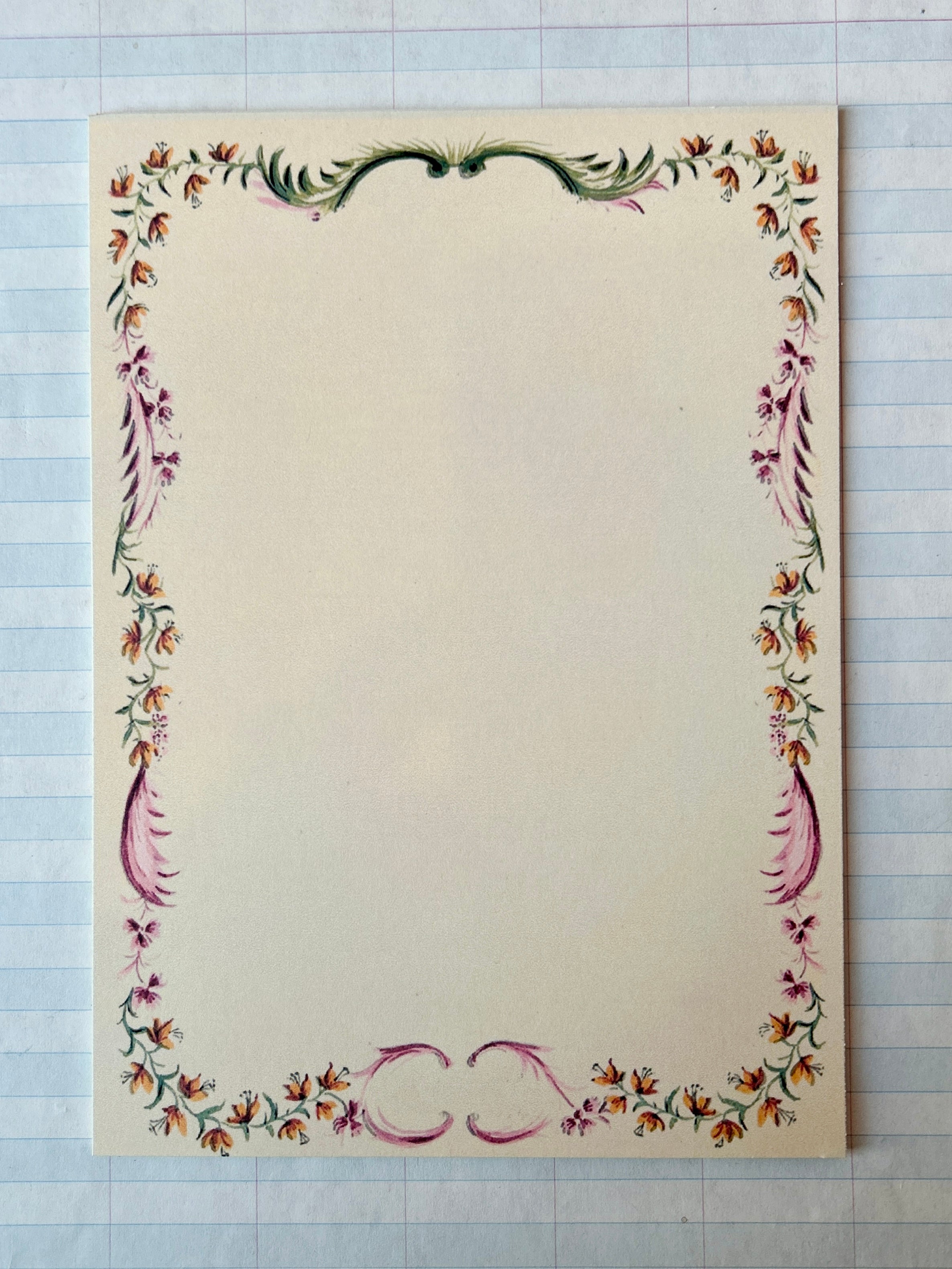 French Menu Stationery Sets Series II - PARCEL