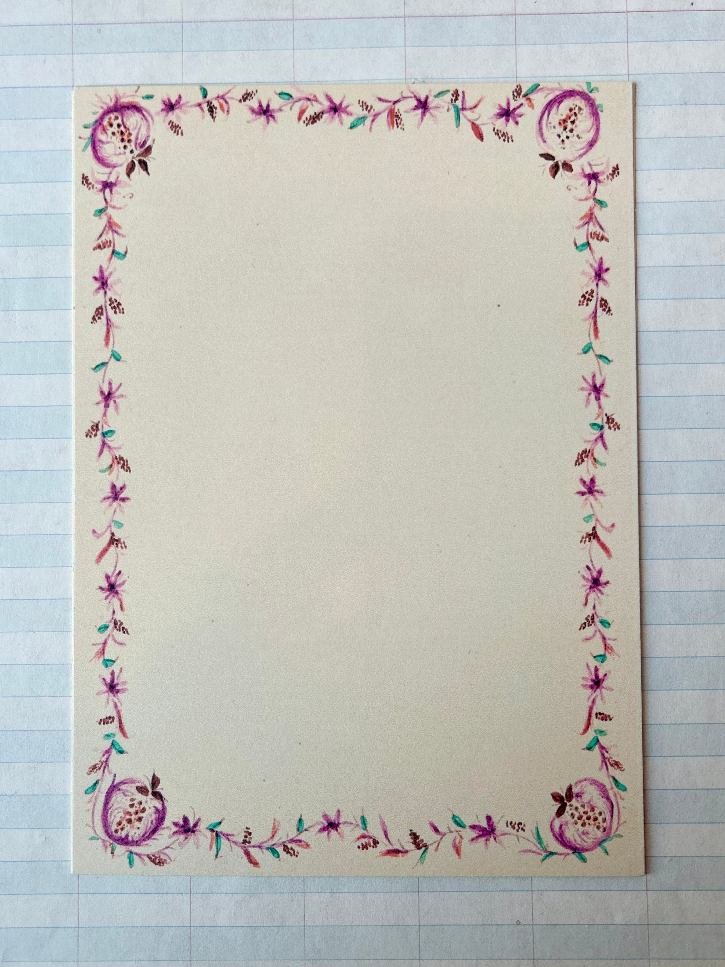French Menu Stationery Sets Series II - PARCEL