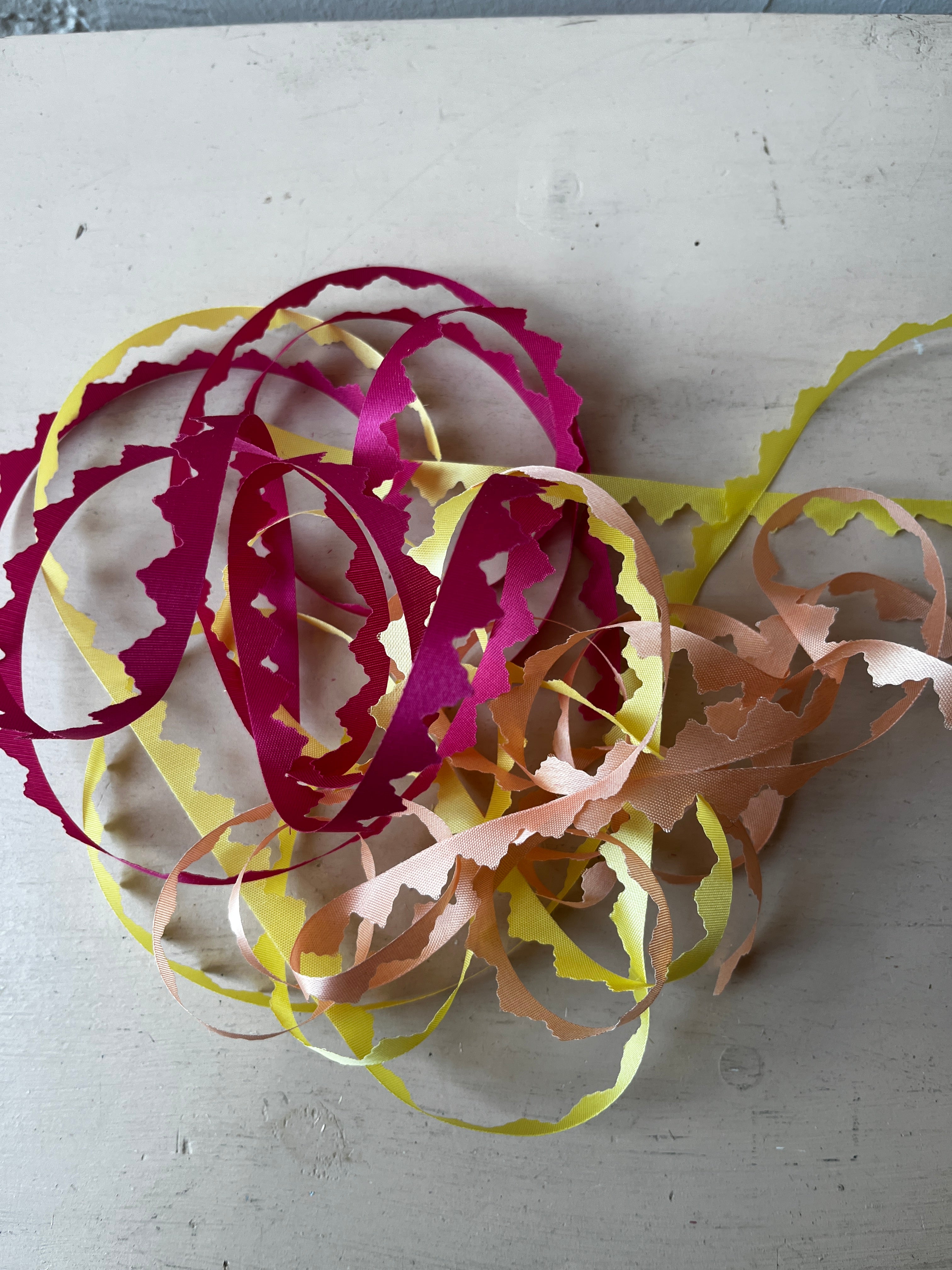 Collection of Pinked Ribbons - PARCEL