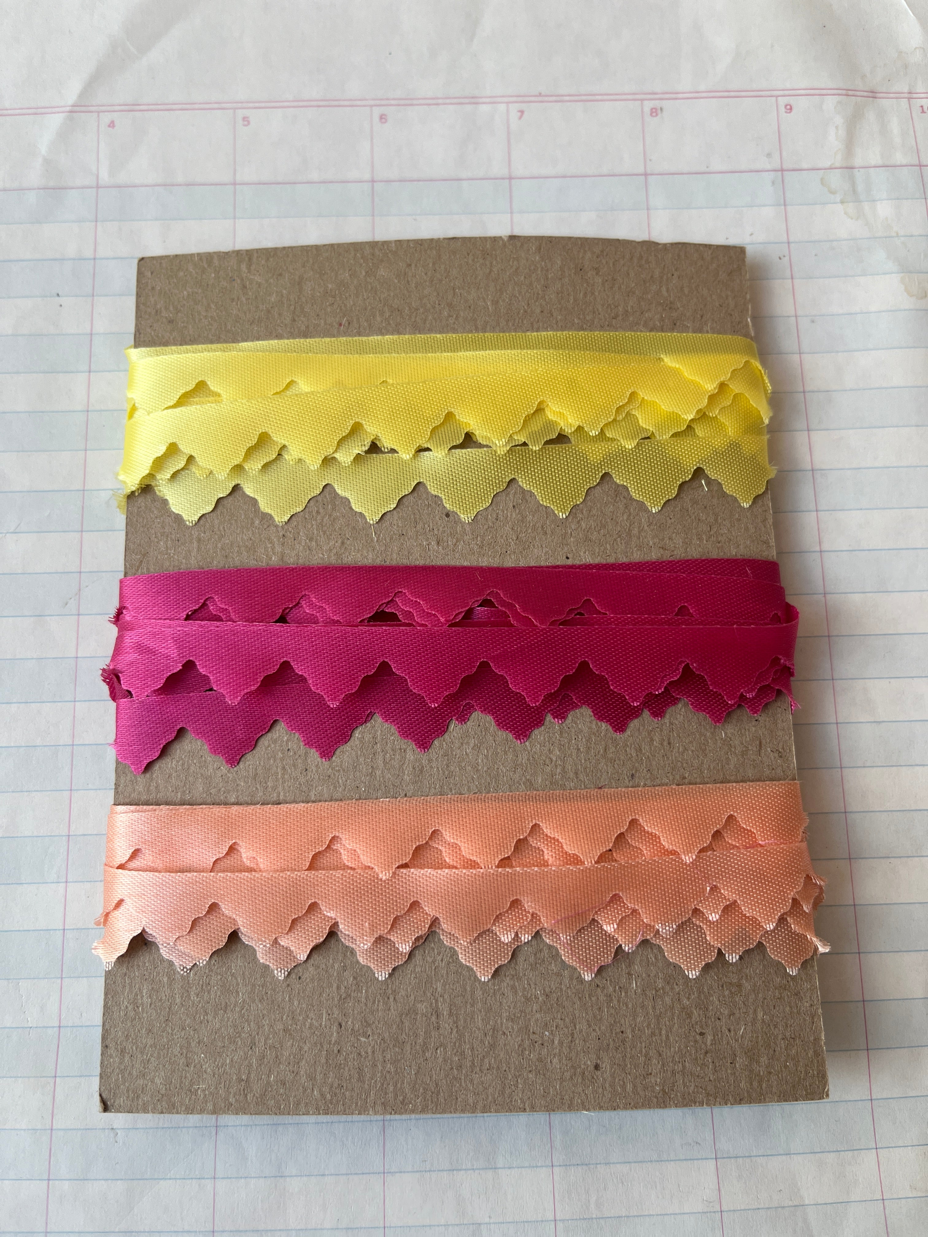 Collection of Pinked Ribbons - PARCEL