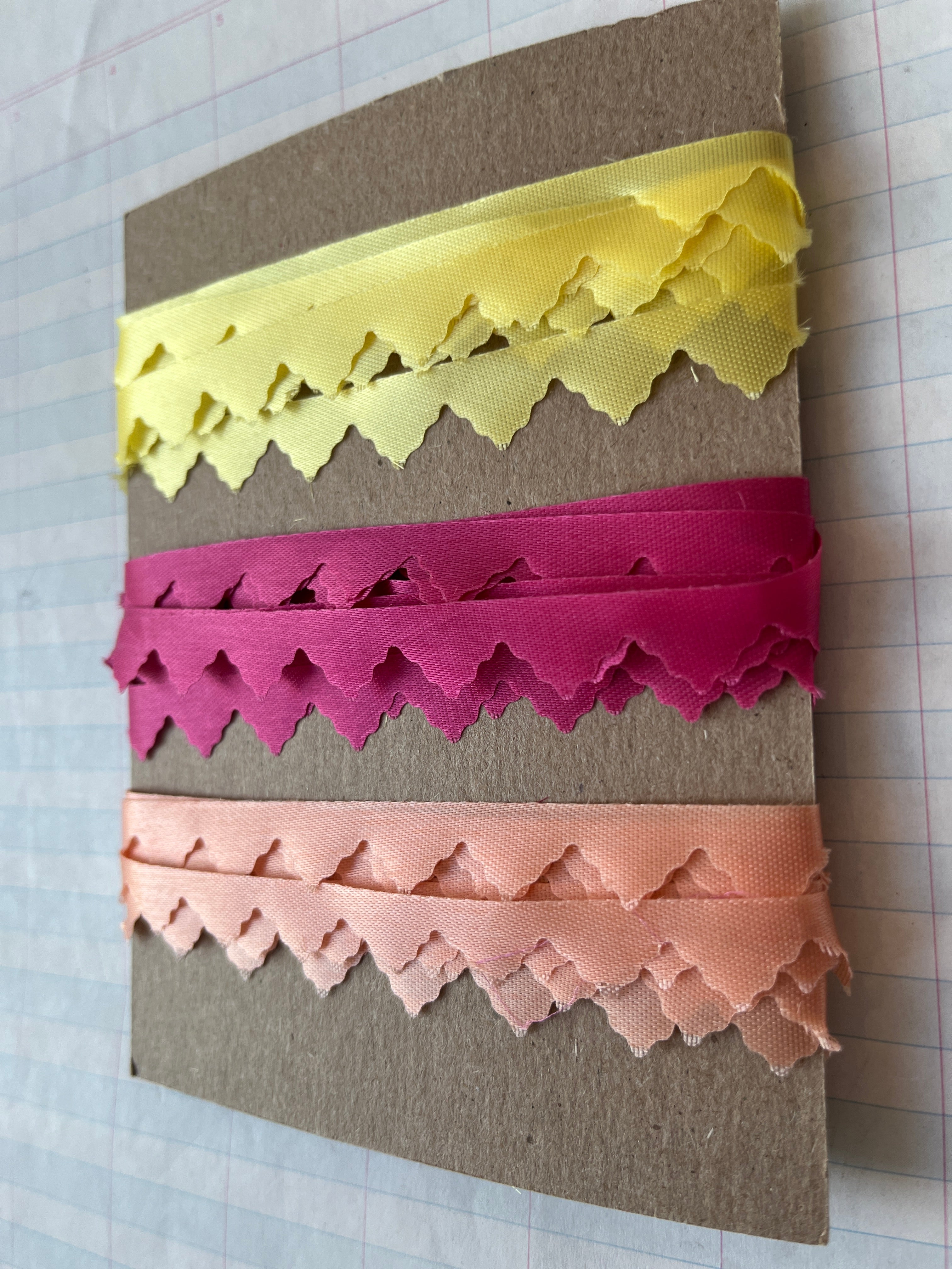 Collection of Pinked Ribbons - PARCEL