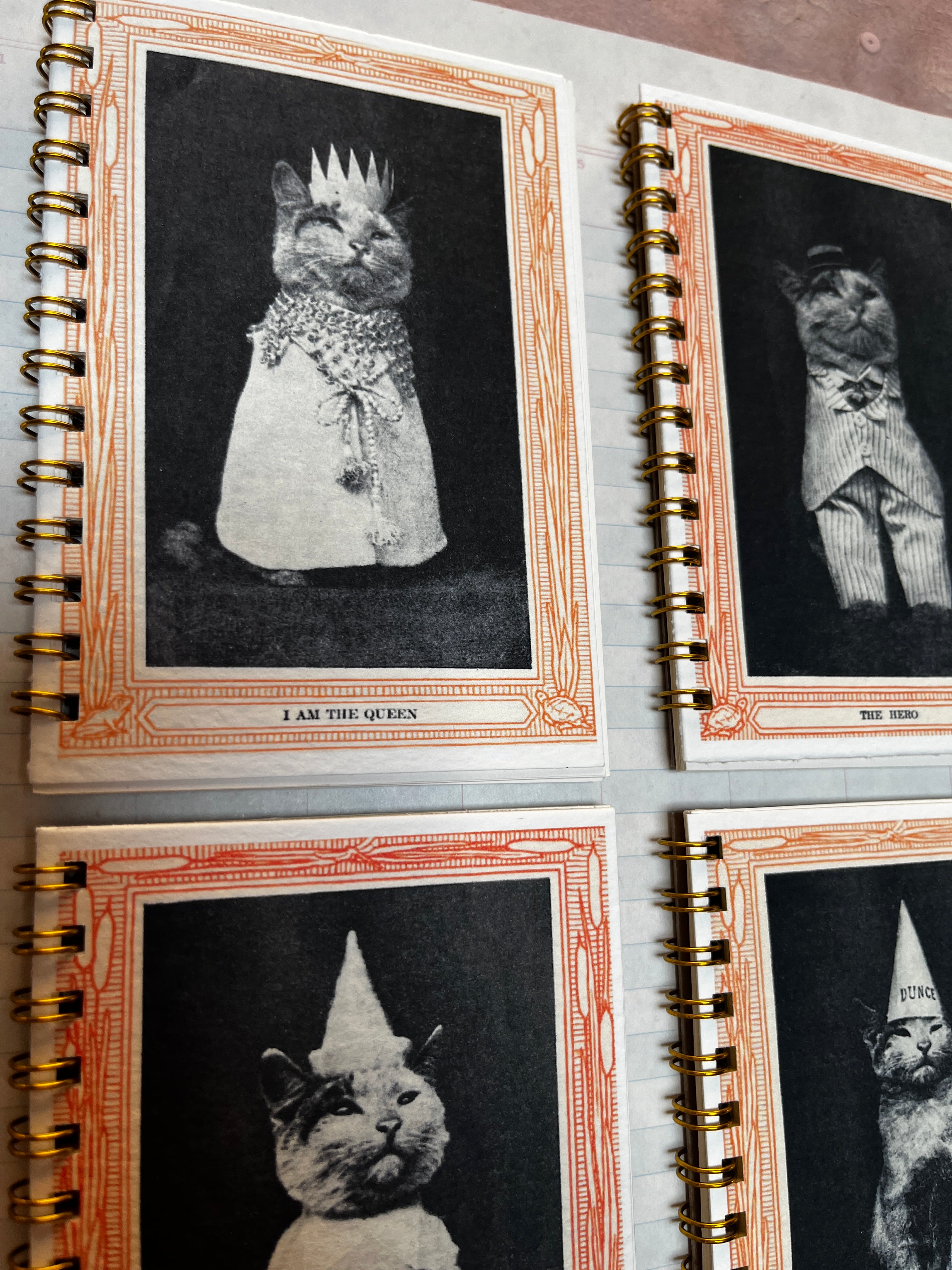 Cool Cat Portrait Mini Notebooks - PARCEL