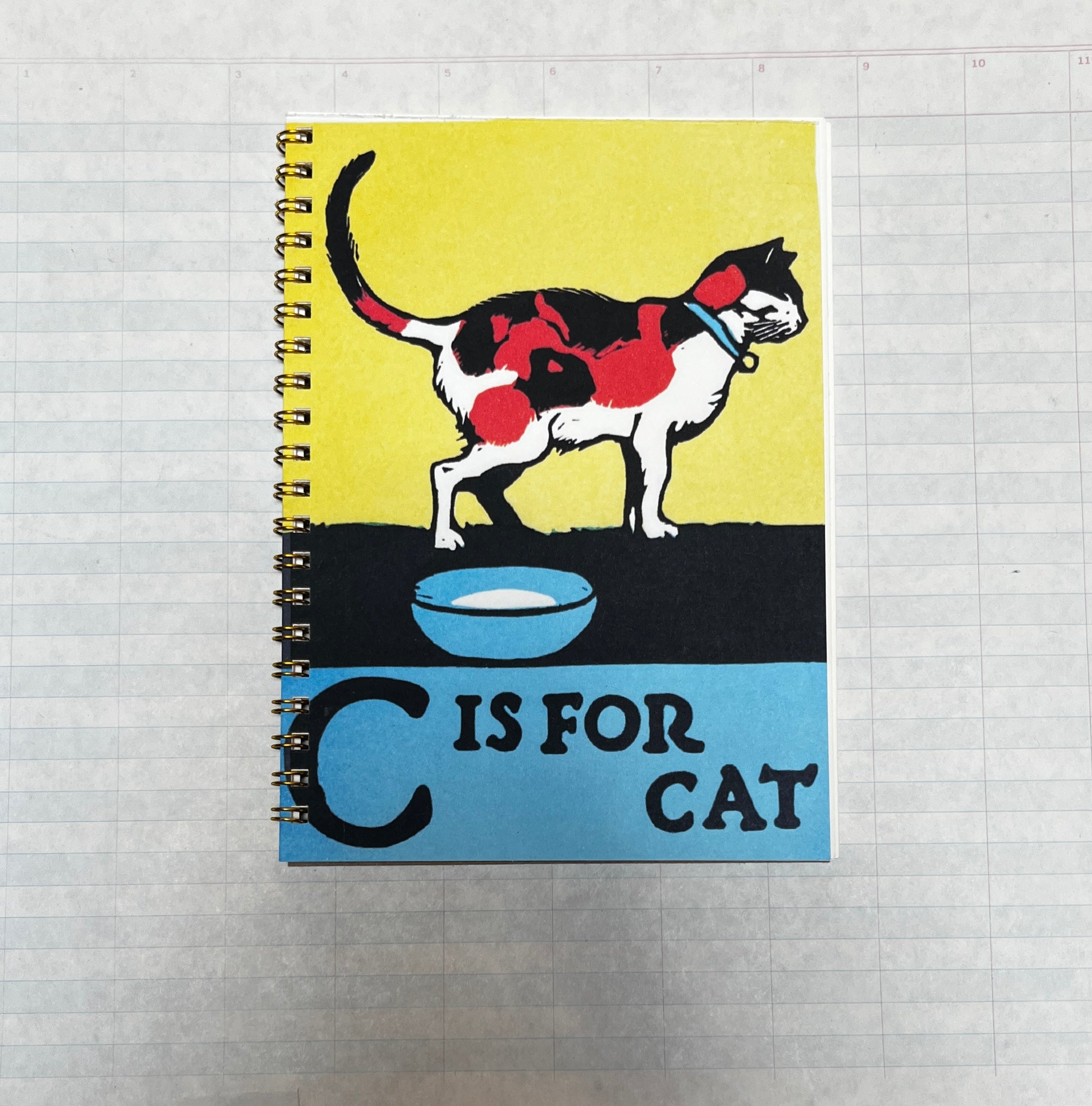 C is for Cat Handmade Notebook - PARCEL
