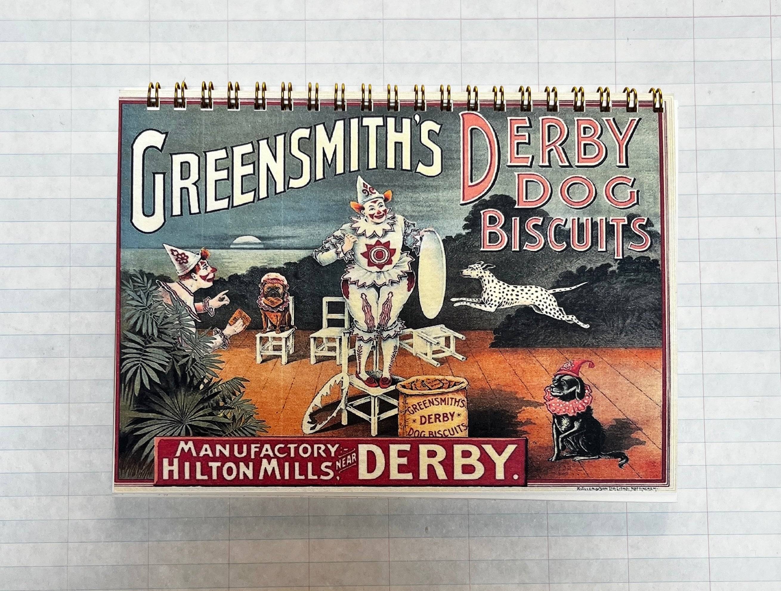 Derby Dog Biscuits Handmade Notebook - PARCEL