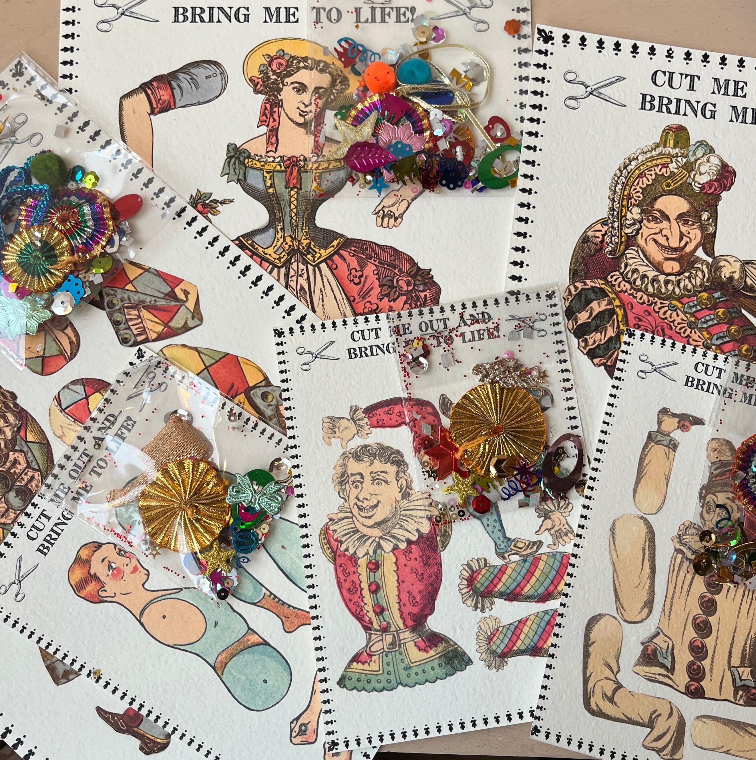 Articulated Paper Puppets - PARCEL