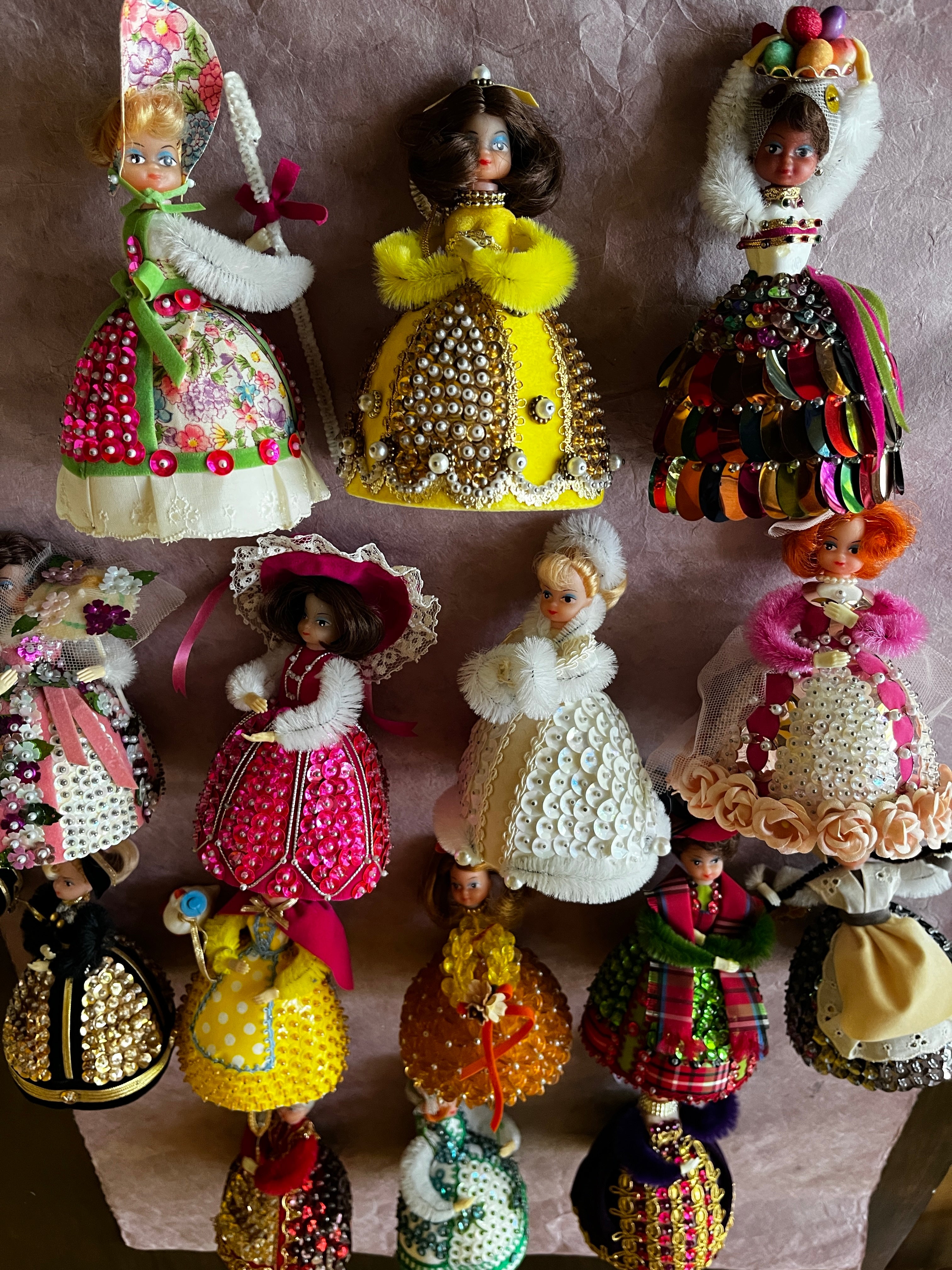 Vintage Beaded Pin Dolls - PARCEL